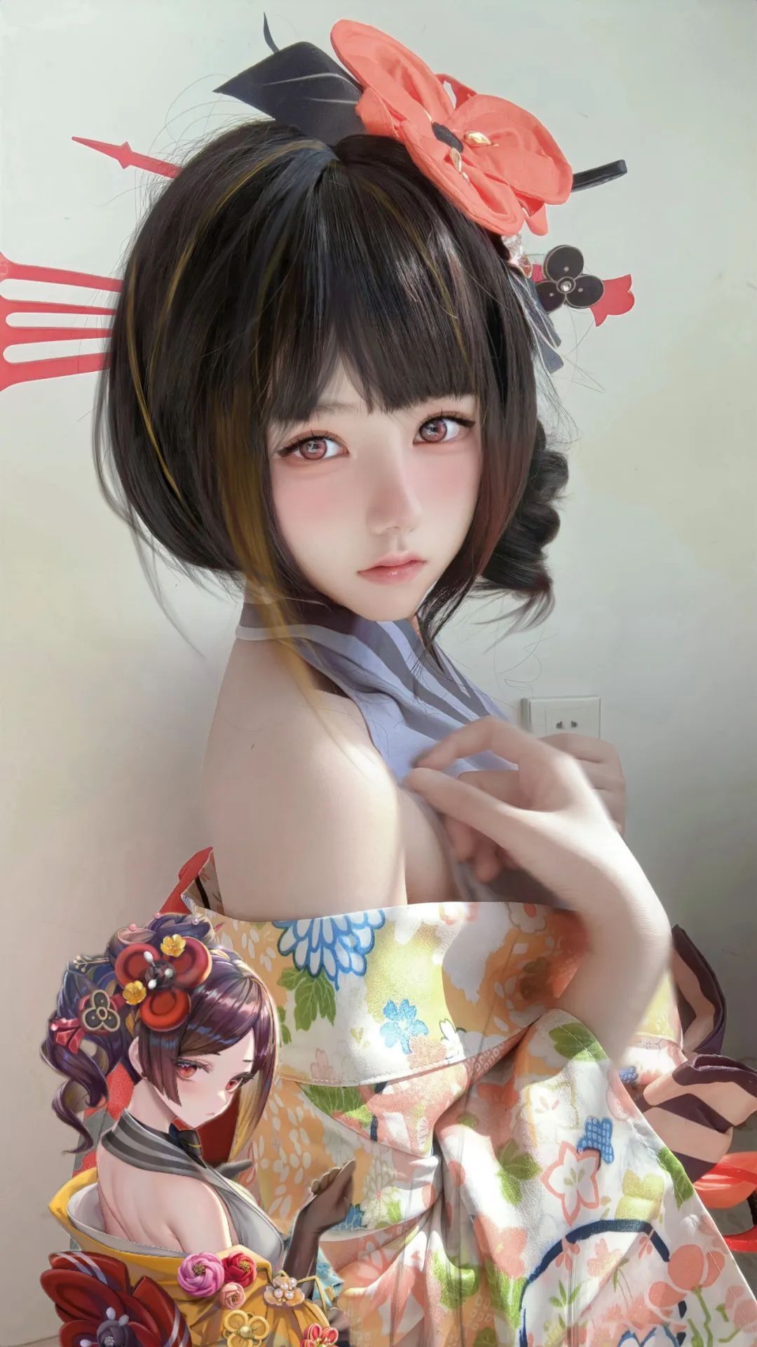原神cos：绫华宵宫爆衣形态太美了！海边神子，清凉装甘雨真顶！