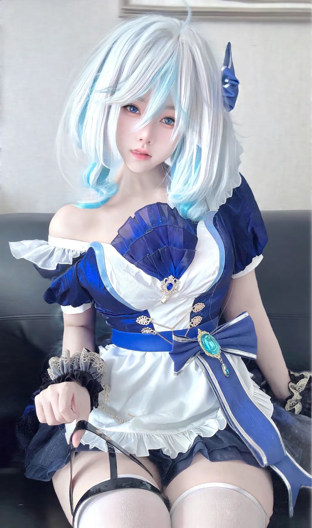 原神cos：绫华宵宫爆衣形态太美了！海边神子，清凉装甘雨真顶！