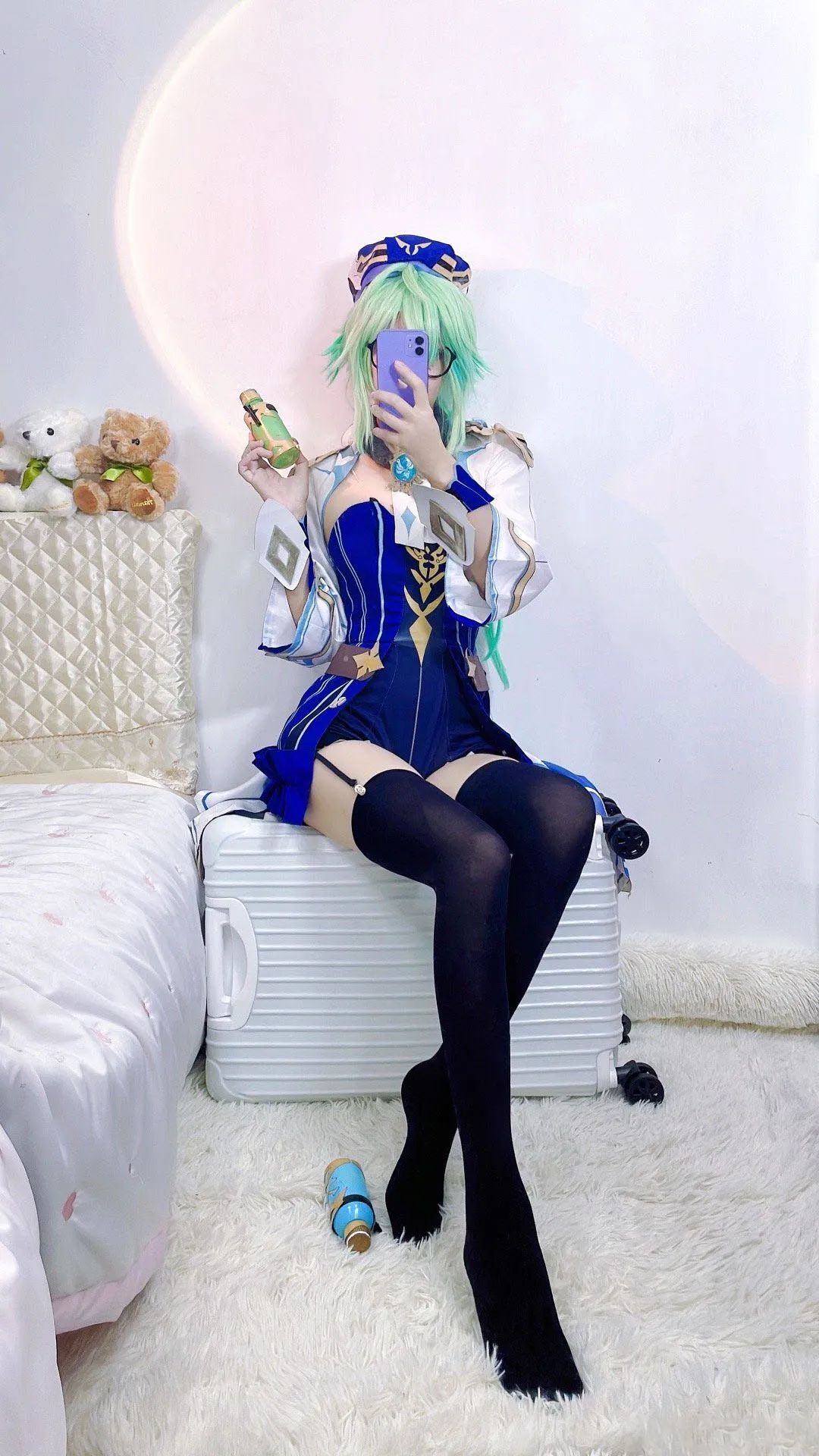 原神cos：泳装心海美爆了！OL制服申鹤果然顶级！安柏终于变大了！