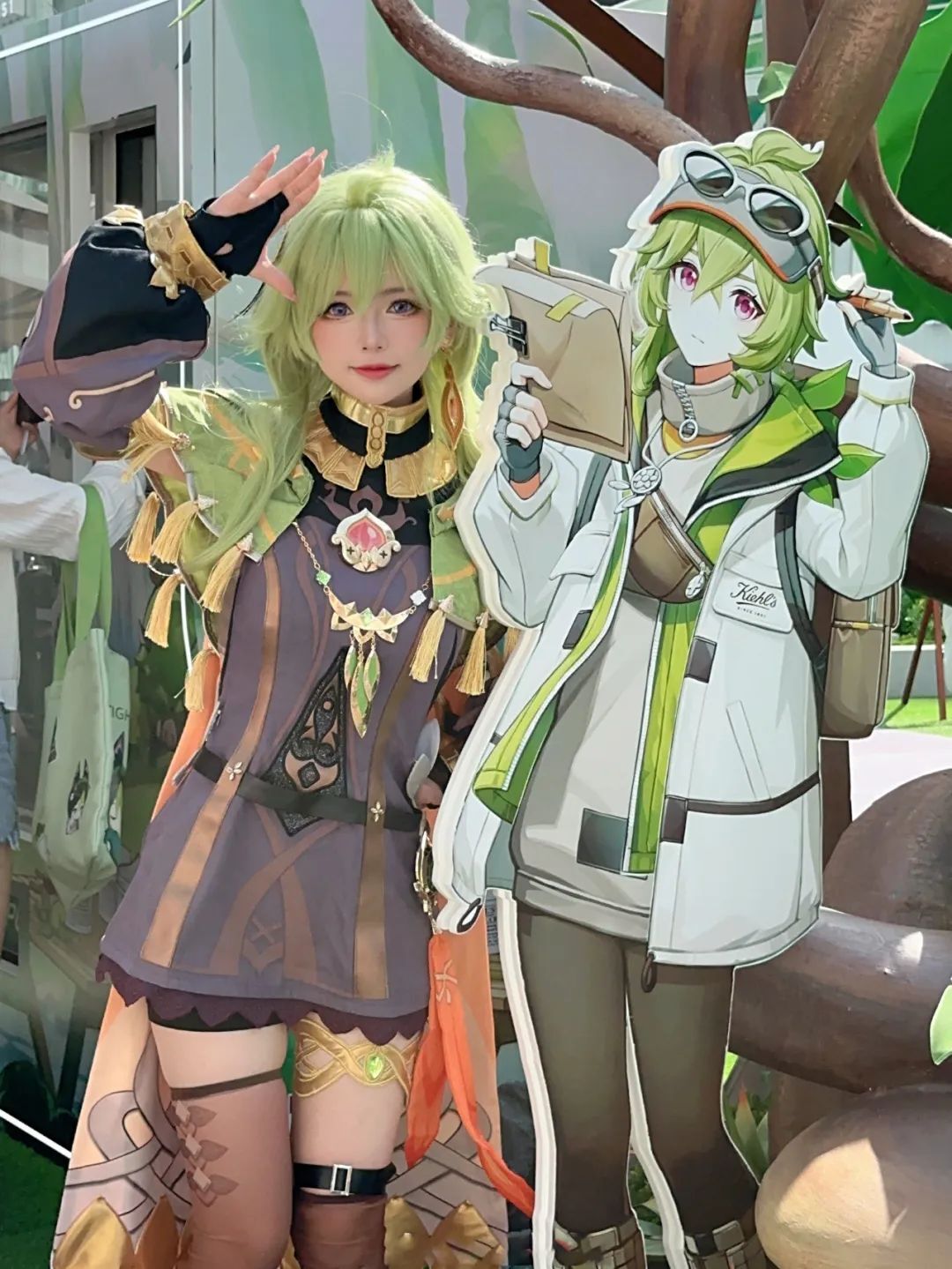 原神cos：柯莱新服装！芙芙现身街头卖艺！7只心海同框！睡衣甘雨太可爱啦！