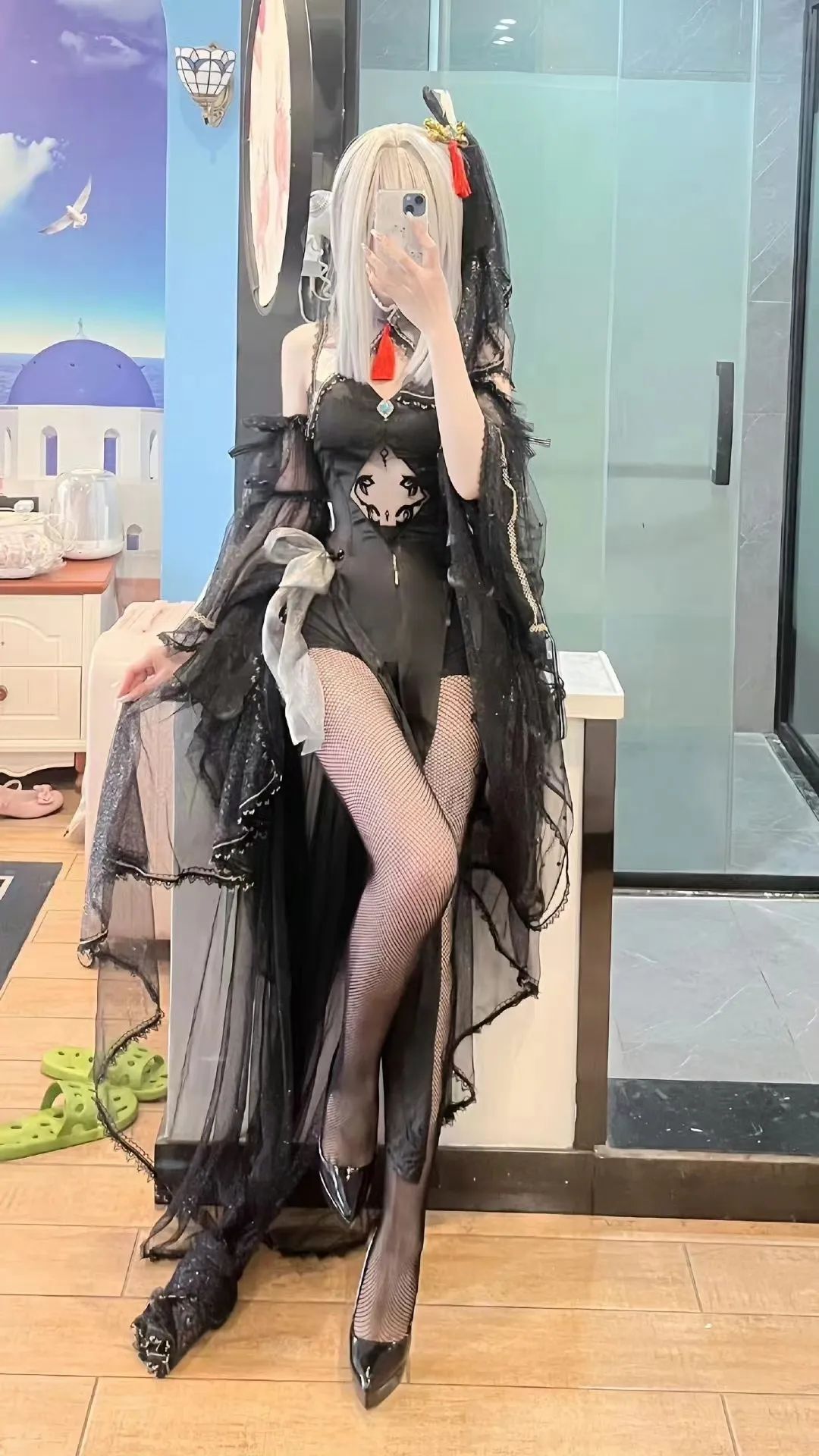原神cos合集：兔女郎甘雨！雪白婚纱神子！赛车女郎申鹤！白色制服雷神太顶级了！
