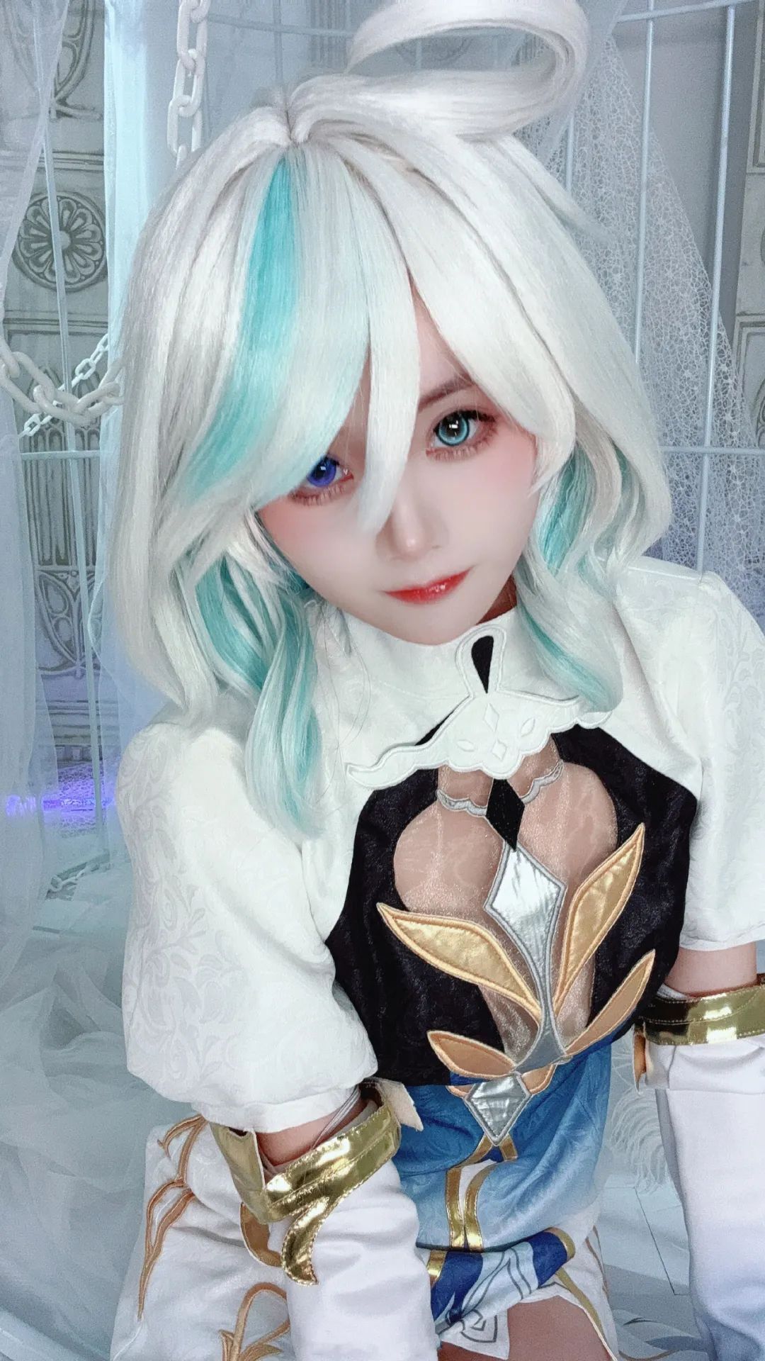 原神cos：黑丝+皮裤，制服刻晴太御了！影宝厨娘！女仆夜兰！制服雷神，JK水神萌翻！