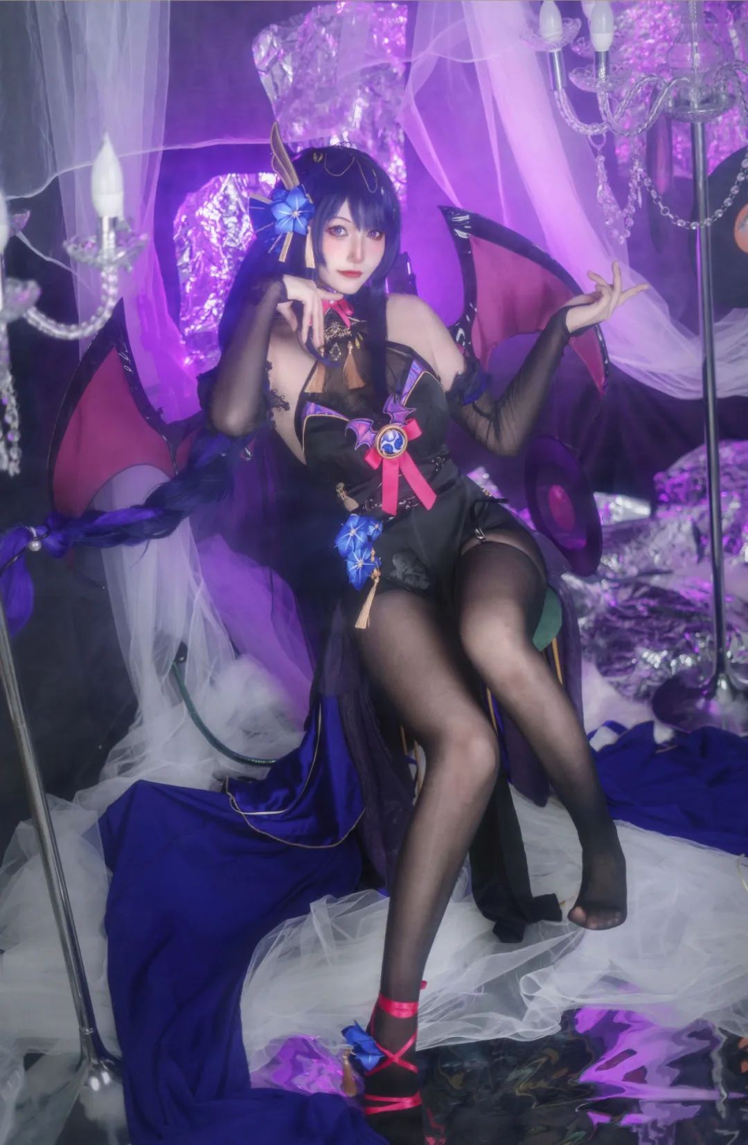 原神cos：泳装神子太美了！制服雷神，香菱变大了，白丝刻晴，女仆久岐忍让人狂喜！
