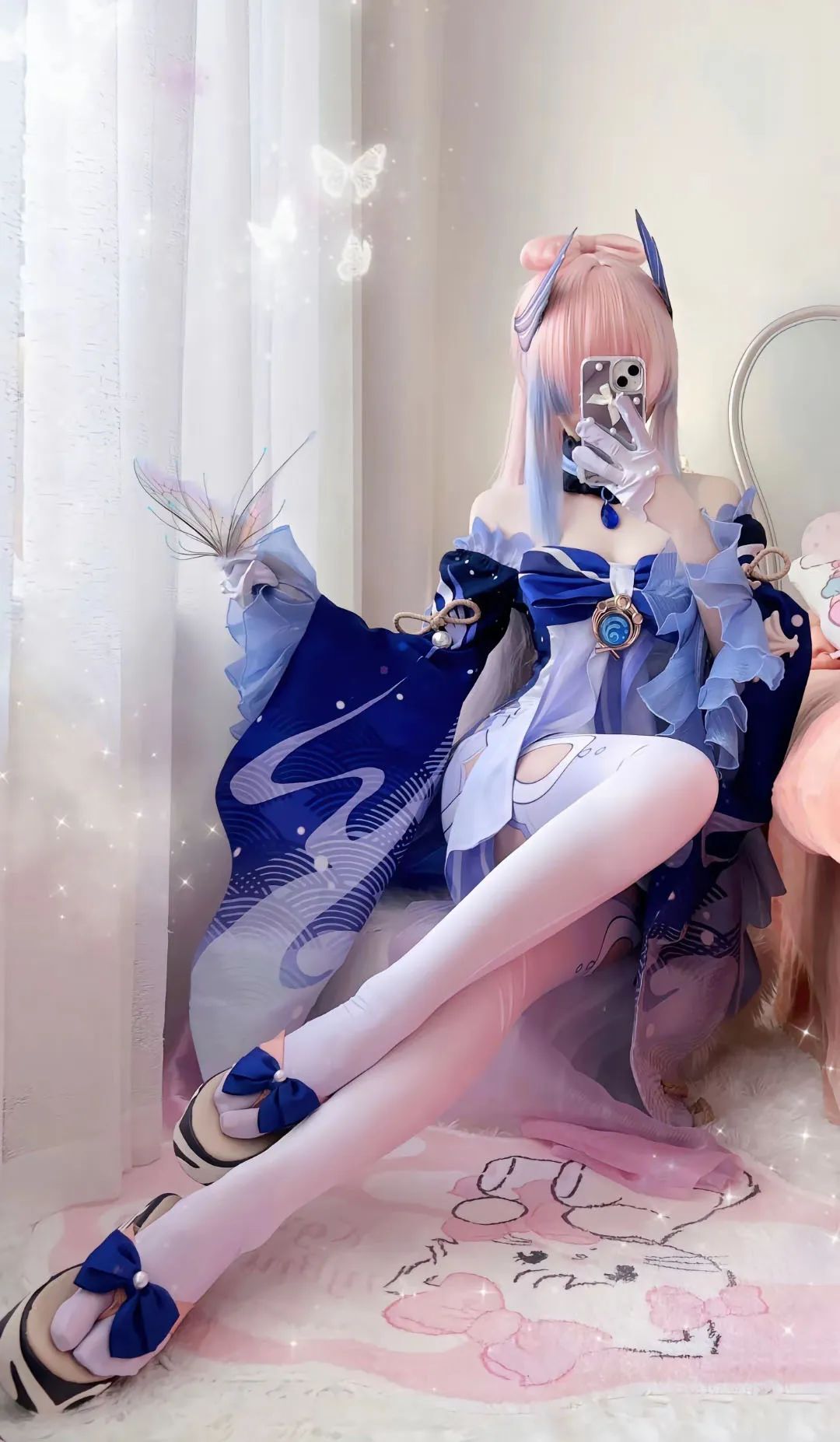 原神cos：白丝+修女服，八重让人狂喜！兔女郎心海，赛车女郎申鹤，大长腿雷神太顶了！