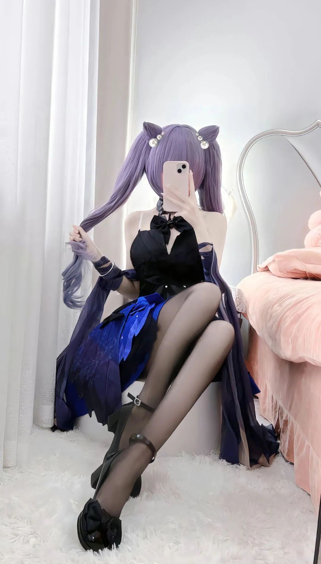 原神cos：白丝+修女服，八重让人狂喜！兔女郎心海，赛车女郎申鹤，大长腿雷神太顶了！