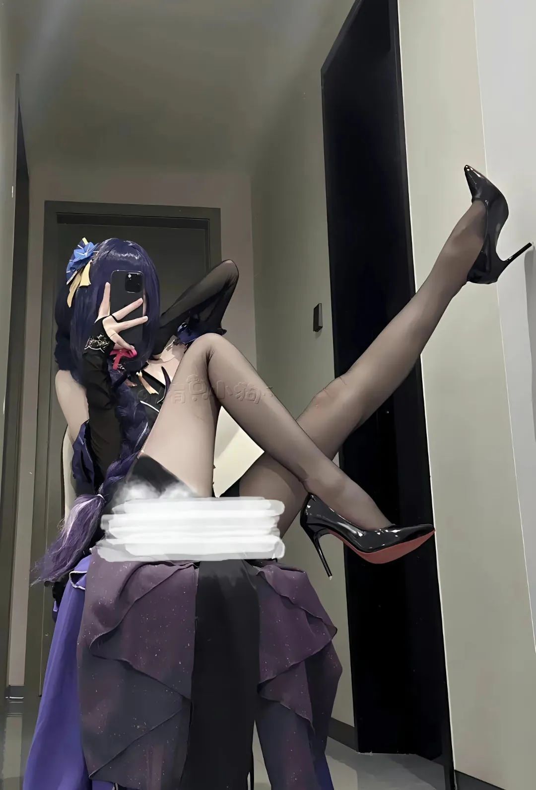 原神cos：黑丝制服雷神太顶了！兔女郎甘雨身材绝佳！黑丝旗袍申鹤，JK绫华我爱了！