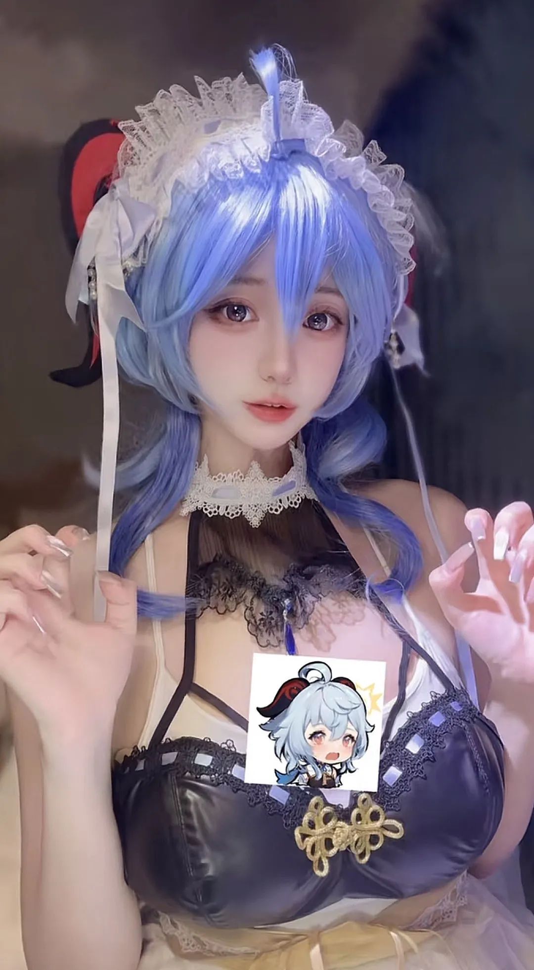 原神cos：白丝+女仆装，绫华大小姐太美了！白丝邪魅刻晴！旗袍申鹤，雷神黑丝太顶了！
