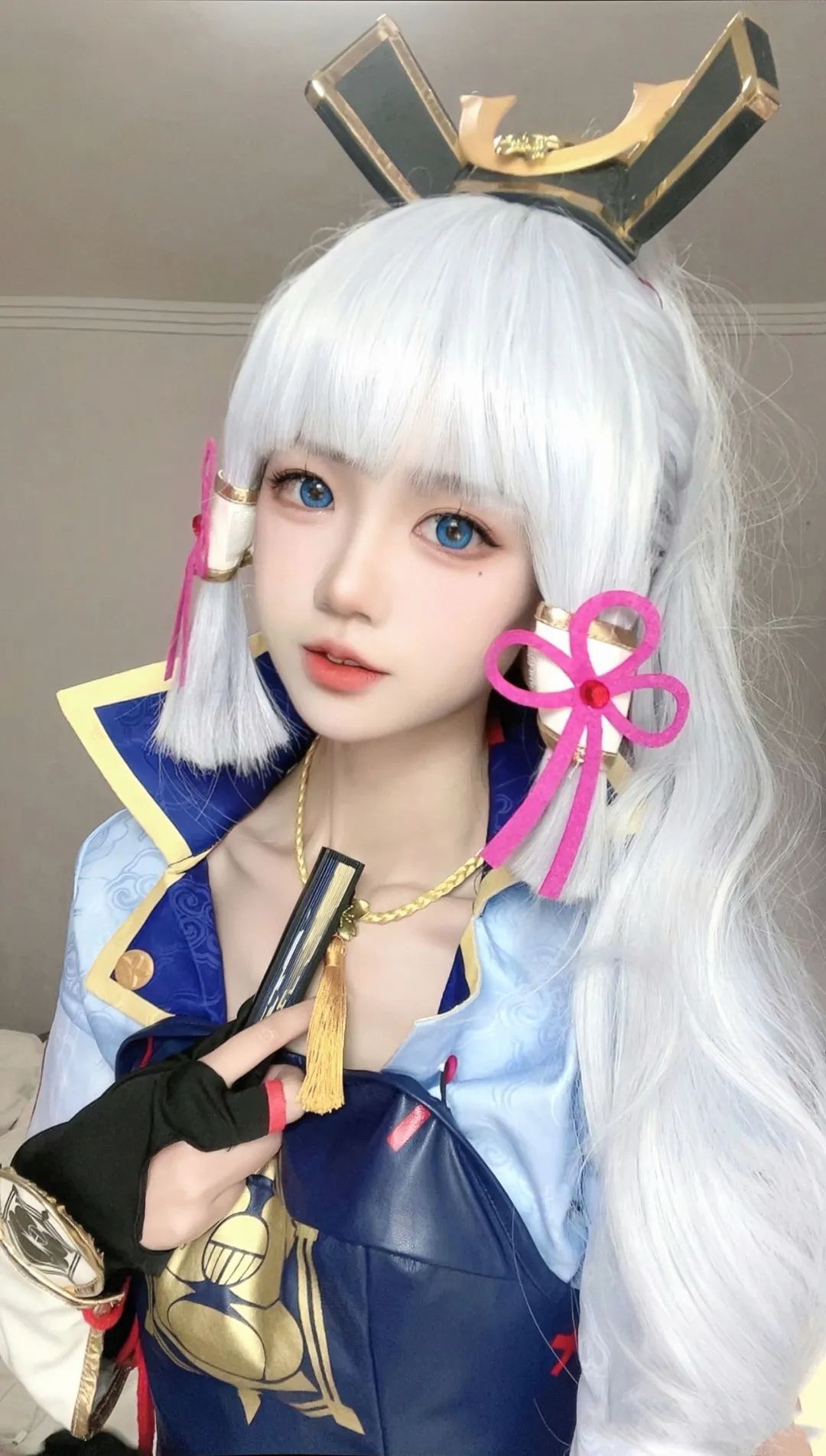 原神cos：汉服甘雨真是美爆了！绫华大小姐连衣裙真是绝美！黑丝菲谢尔，白月光归终我爱了！