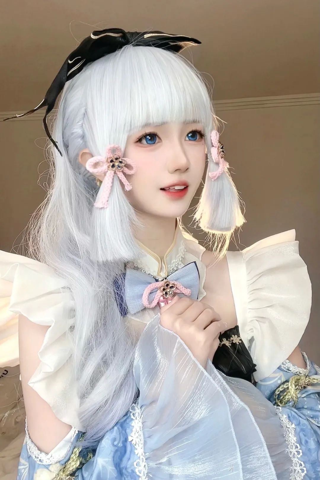 原神cos：白丝+婚纱，刻晴美爆了！JK绫华，女仆甘雨，御姐申鹤果然好看！