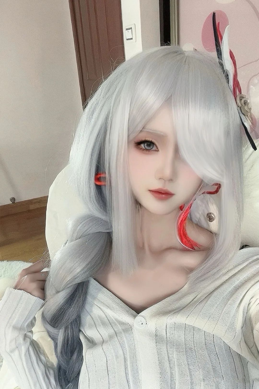 原神cos：白丝+婚纱，刻晴美爆了！JK绫华，女仆甘雨，御姐申鹤果然好看！
