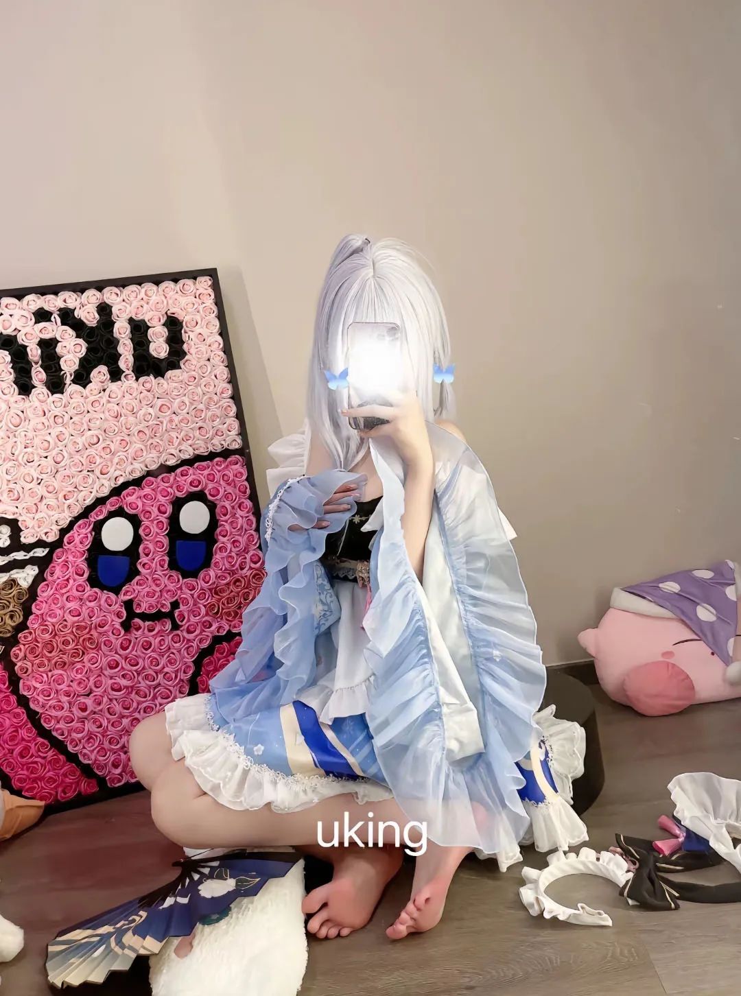 原神cos：睡衣雷神，泳装优菈太美了！白丝婚纱绫华！黑丝旗袍申鹤，单边白丝刻晴让人狂喜！