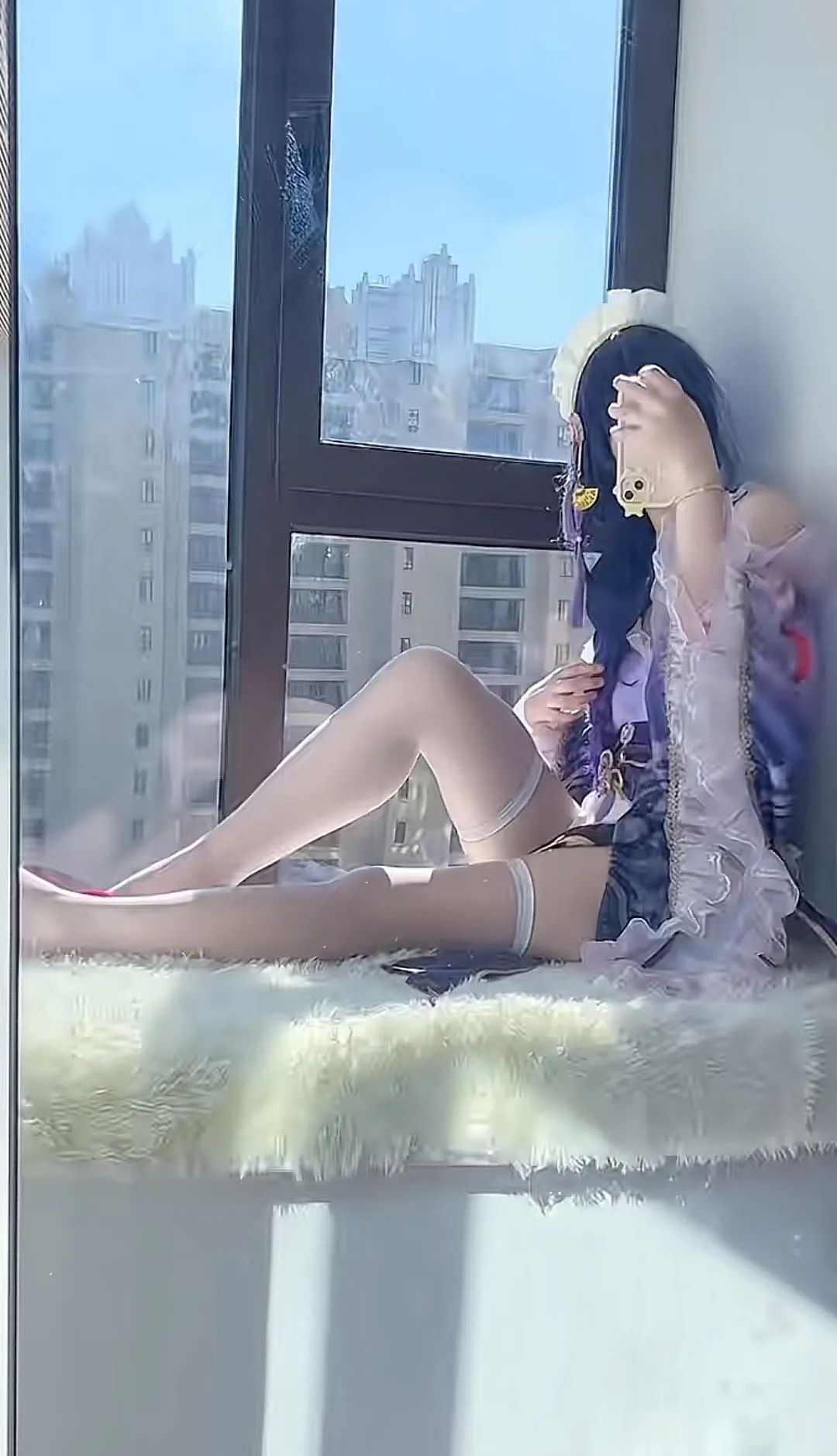 原神cos：白丝+和服，绫华太美了！兔女郎心海，女仆雷神让人狂喜！白丝连衣裙神子太顶了！