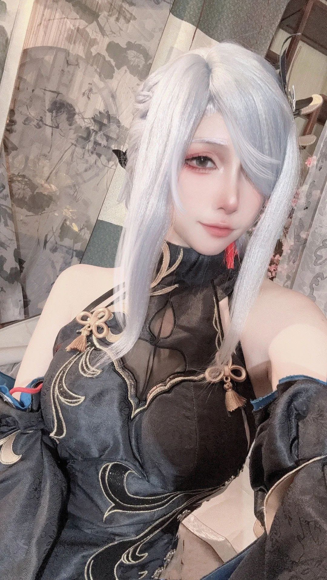 原神cos：白丝+兔女郎，心海太萌了！泳装妮露，雷神女仆，旗袍甘雨，红色旗袍申鹤太顶了！