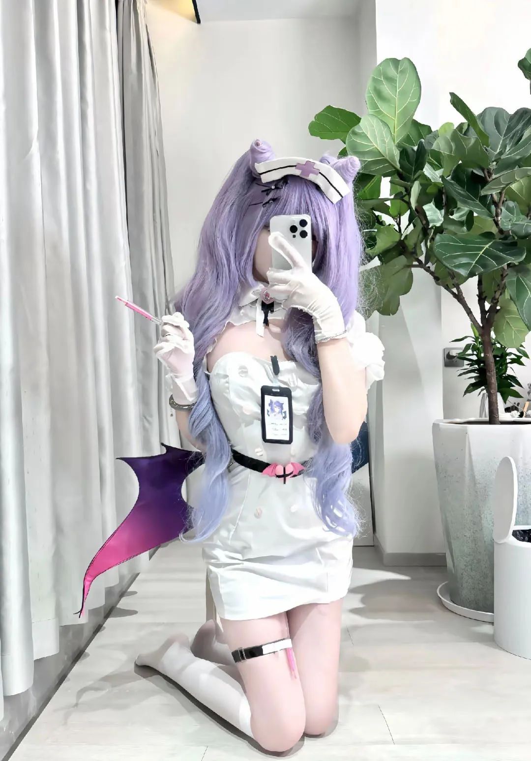 原神cos：黑丝+皮裤，兔女郎甘雨太顶了！白丝制服刻晴！女仆绫华雷神让人狂喜！黑丝旗袍申鹤！