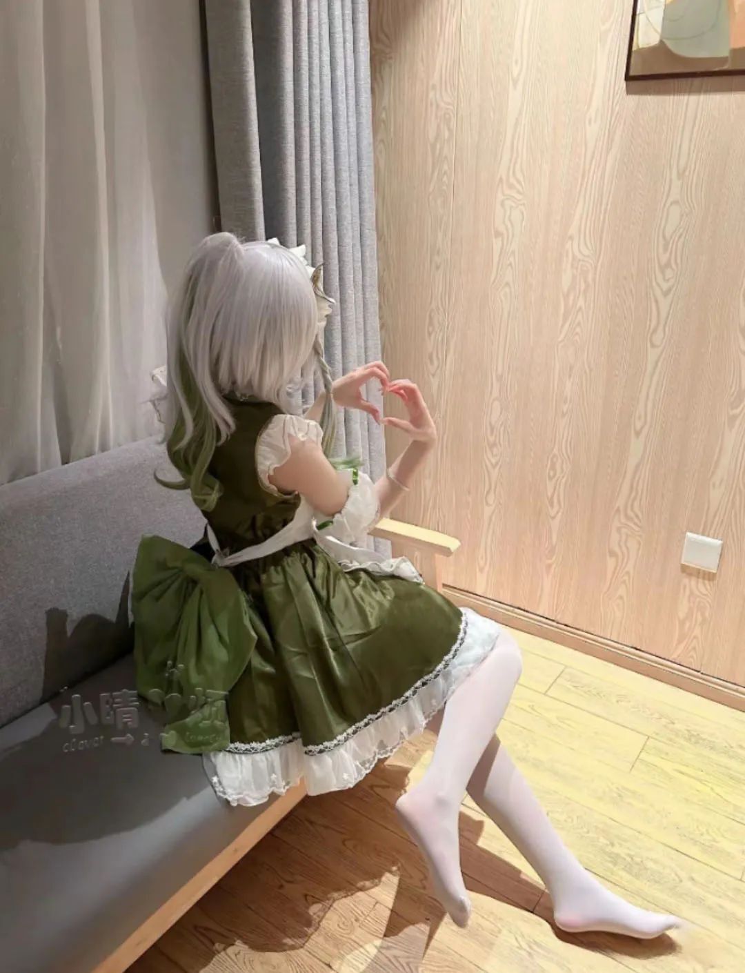 原神cos：黑丝+皮裤，兔女郎甘雨太顶了！白丝制服刻晴！女仆绫华雷神让人狂喜！黑丝旗袍申鹤！