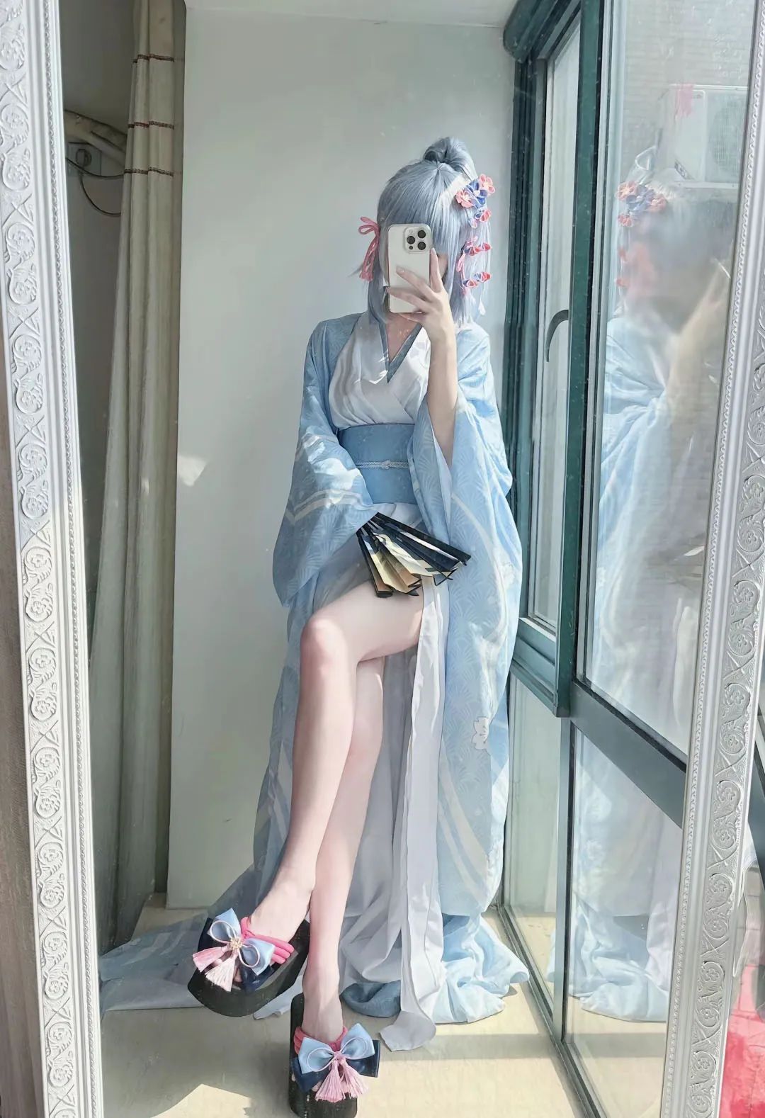 原神cos：白丝+婚纱，花嫁绫华美爆了！白丝女仆神子让人狂喜！包臀裙申鹤优雅高贵！