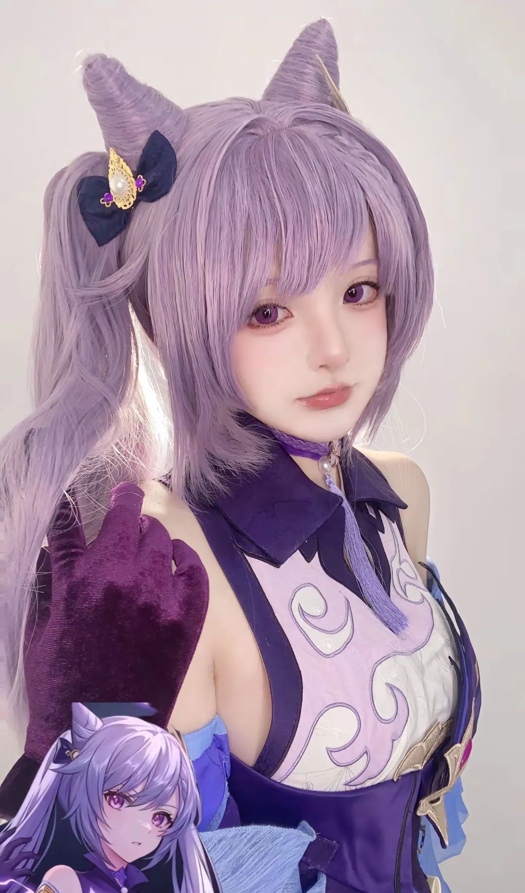 原神cos：黑丝+皮裤，制服神子太顶级了！包臀裙申鹤，婚纱绫华，旗袍甘雨，刻师傅嘟嘴太可爱了！