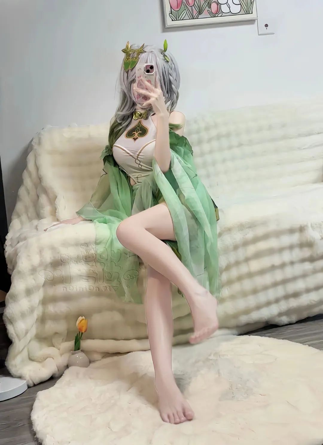 原神cos：黑丝+紧身皮衣，甘雨太御了！泳装绫华让人狂喜！女仆装雷神太萌了！白丝邪魅刻晴也不错！