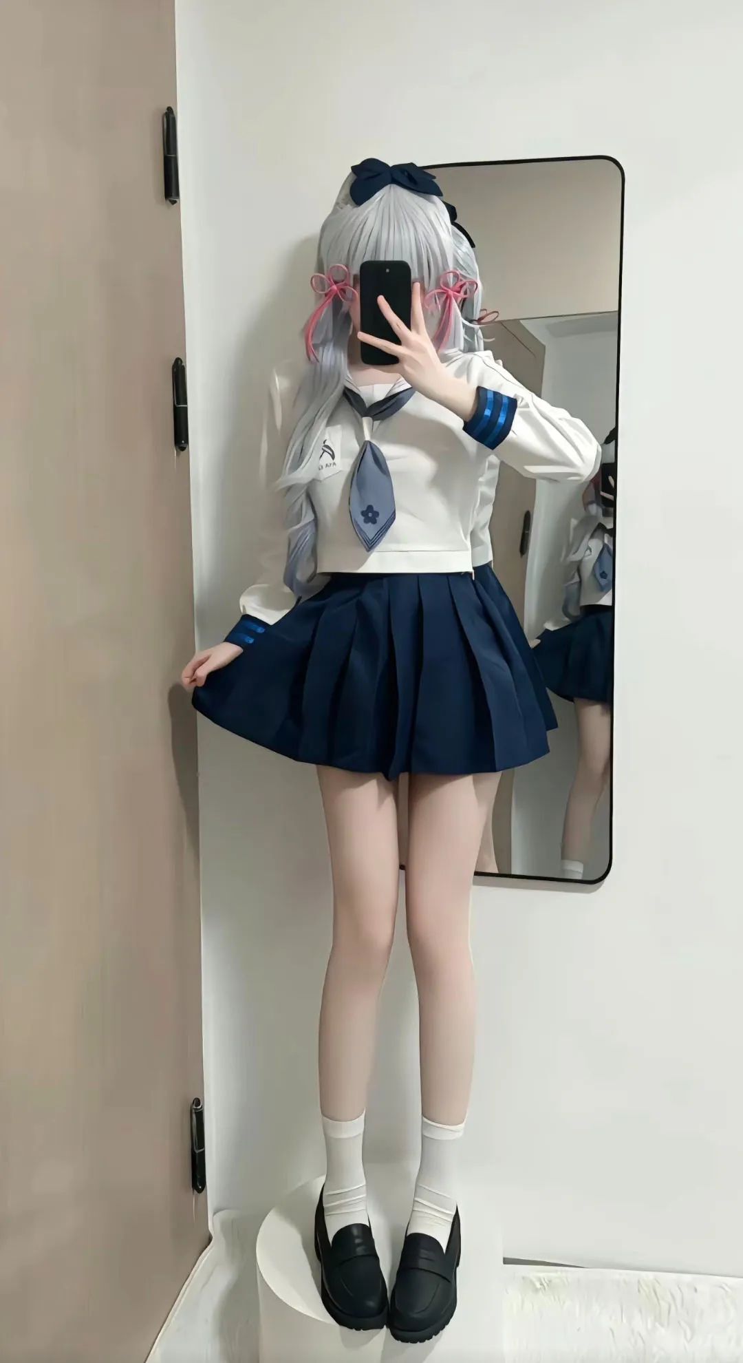 原神cos：黑丝+皮鞭，雷神化身搜查官！兔女郎甘雨太魅惑了！水手服绫华，单边白丝神子让人狂喜！