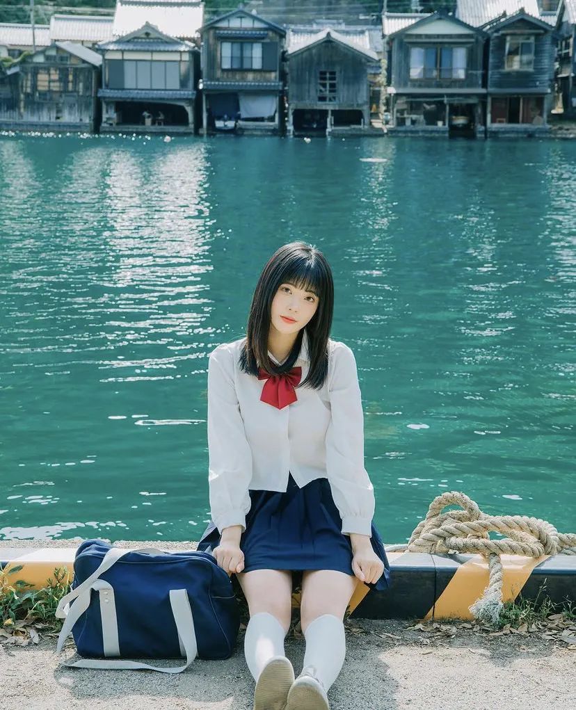 青春活力的模特写真，太美了！
