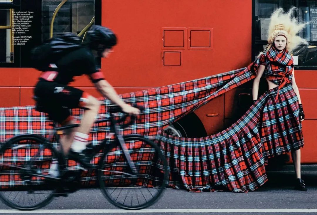 英伦朋克风模特，英版VOGUE10月刊