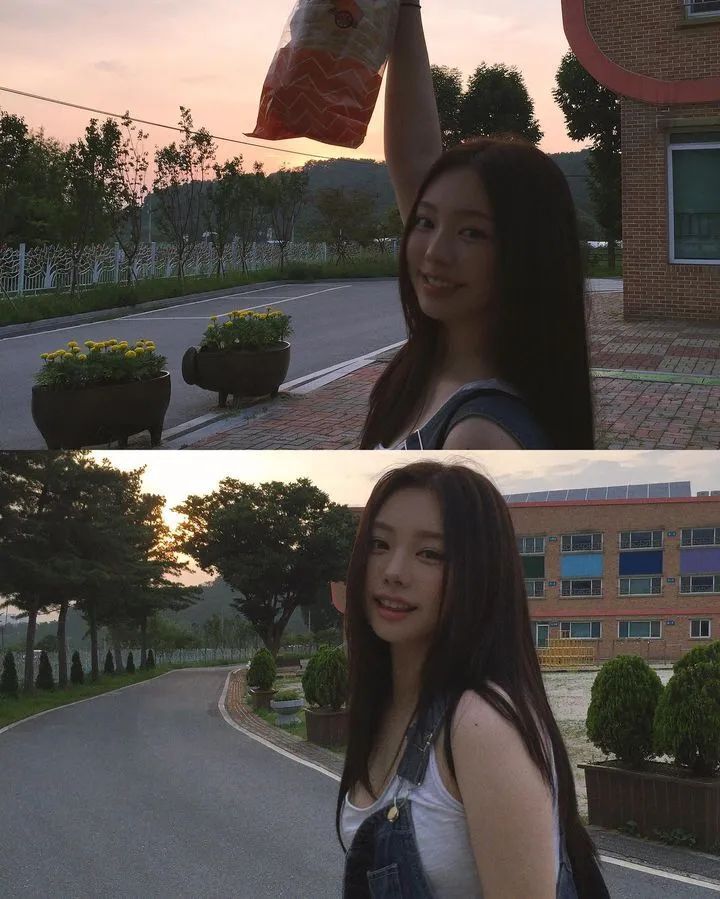[仙女集]吃西瓜韩国美女，好纯好欲