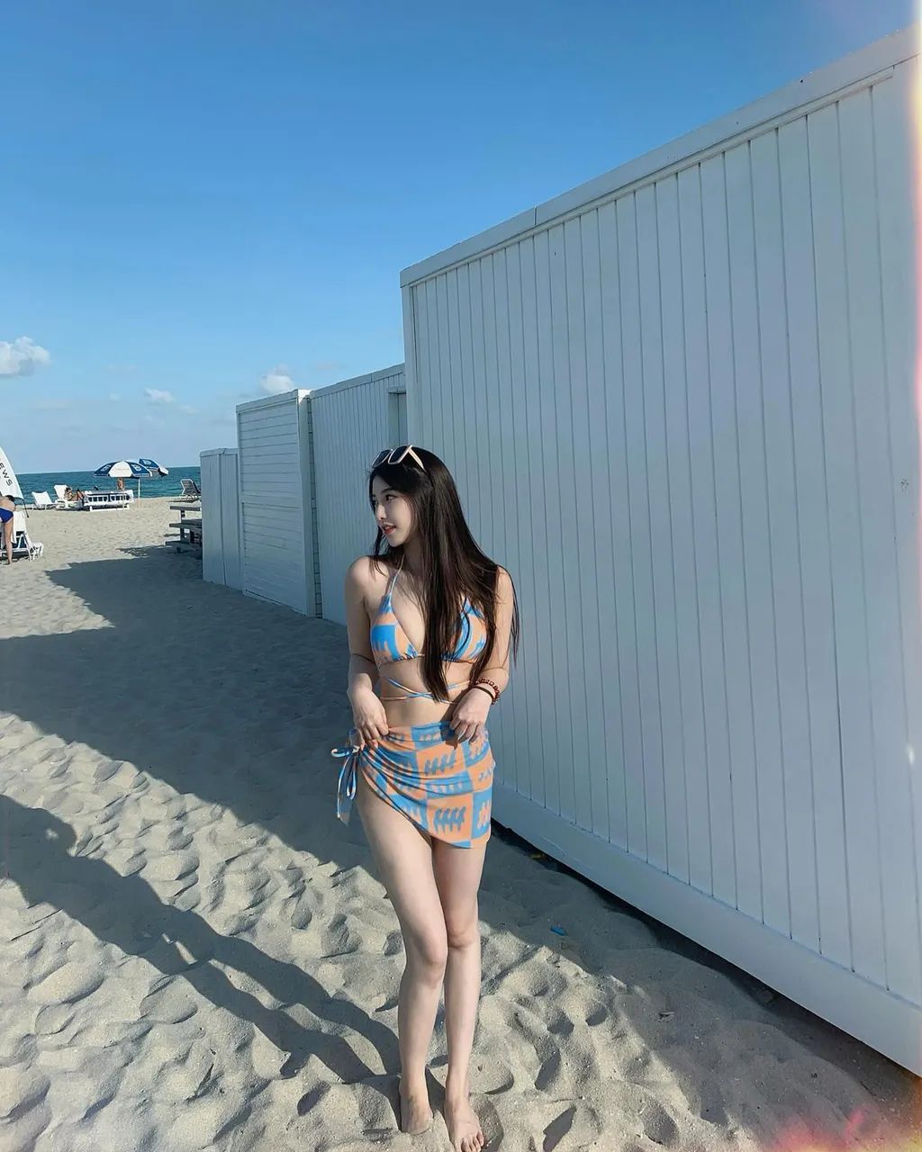 沙滩美女写真
