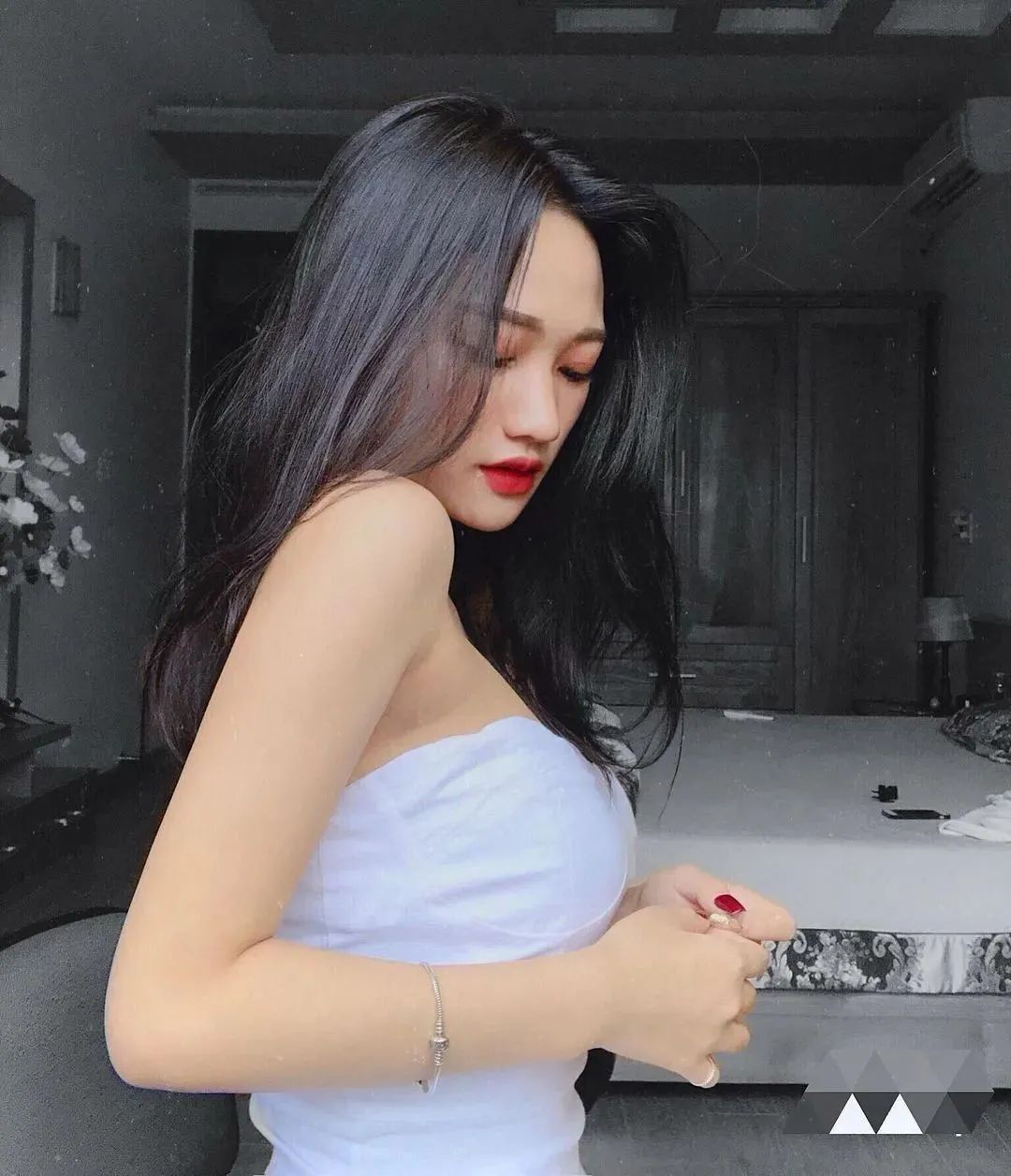越南网红da.thao，肤白貌美的异域风格美女
