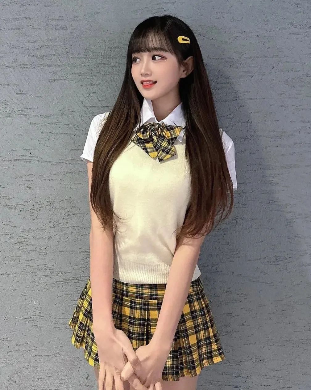 韩国网红李多惠，甜美可爱的啦啦队女神