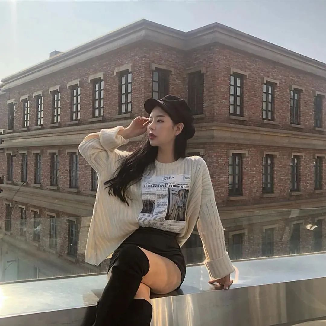 韩国网红byeol，甜美可人的韩国最美警花