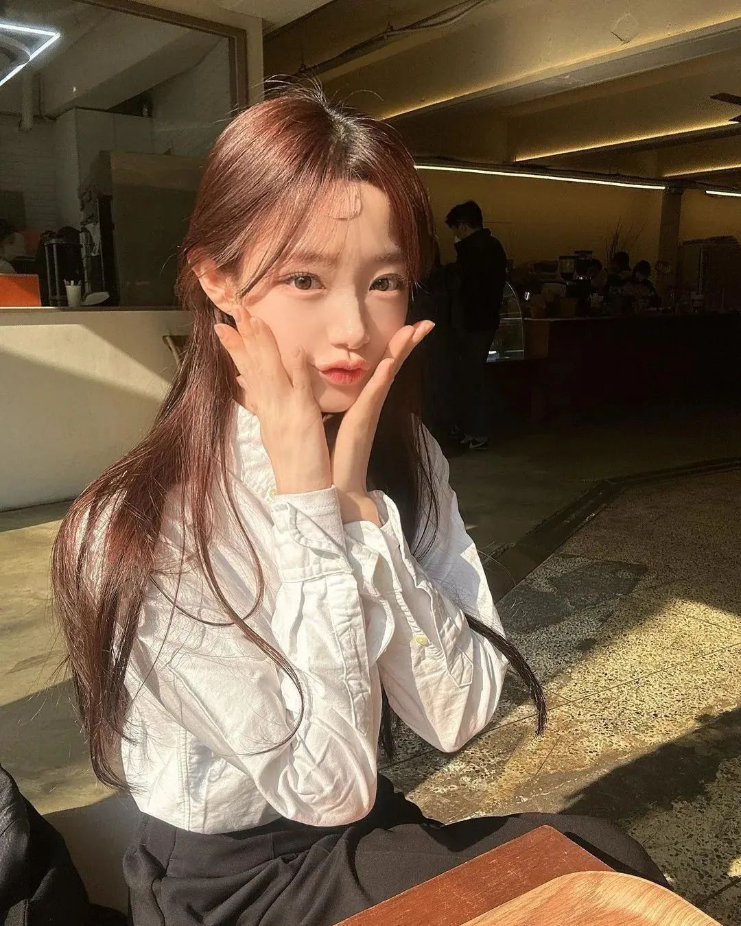 韩国网红hyeon，天生丽质的气质女神