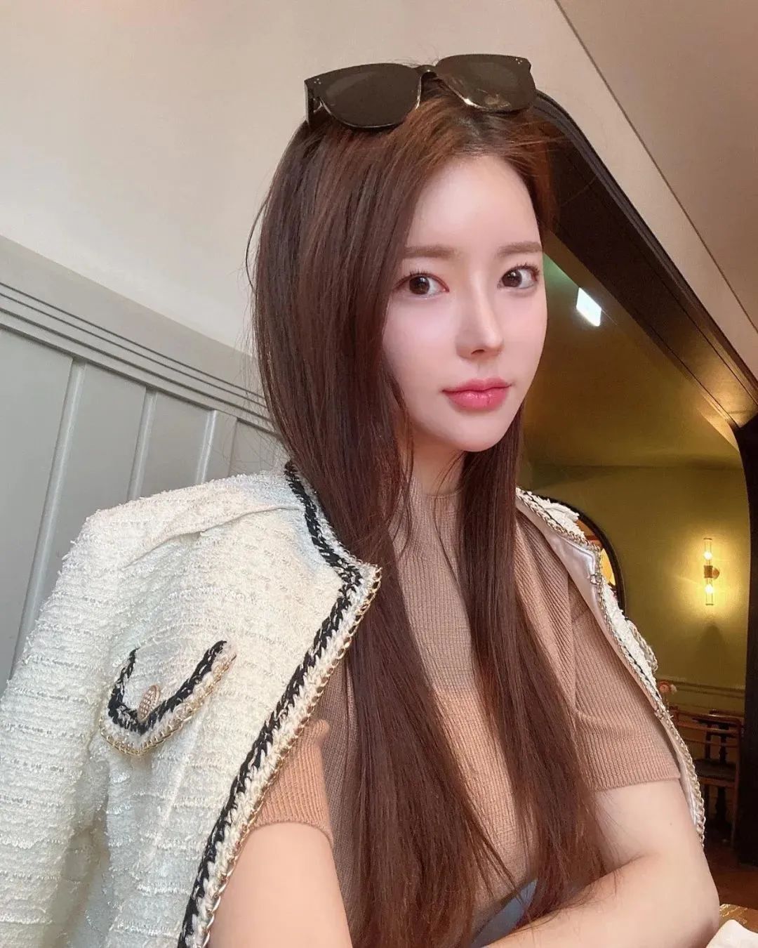 韩国网红ifwonder，甜美可人的服装店老板娘