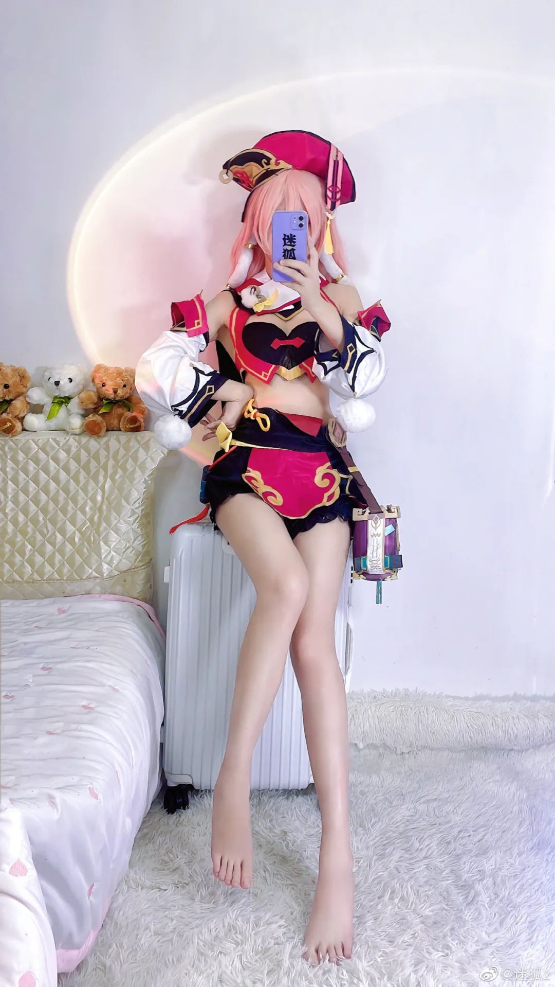 原神cos：女士仰视视角太顶了！泳装神子刻晴让人狂喜！修女服甘雨涩气拉满！