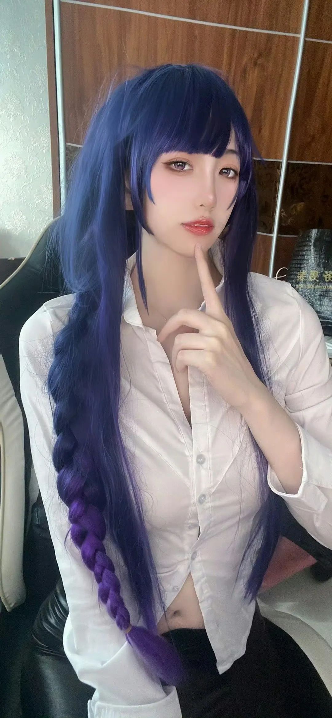 原神cos：白丝+短裤，OL制服雷神太顶了！护士装刻晴，泳装神子美爆了！