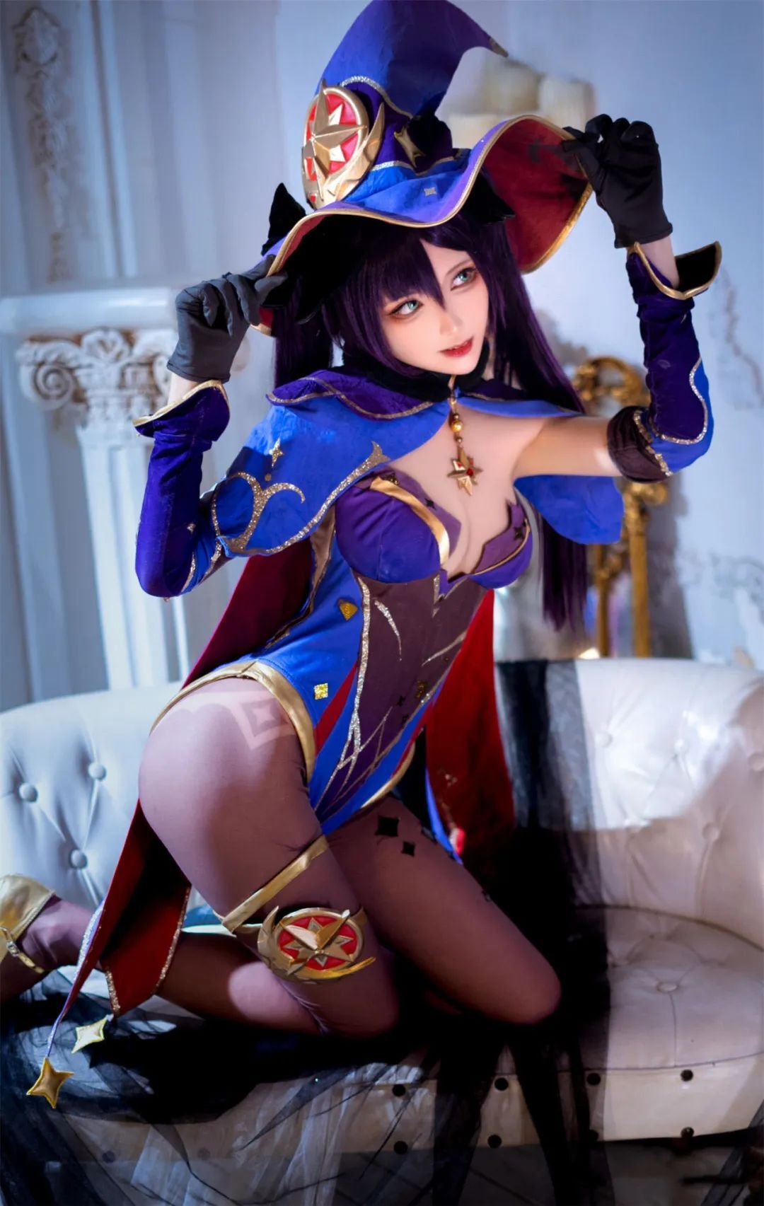 原神cos：白丝+短裤，OL制服雷神太顶了！护士装刻晴，泳装神子美爆了！