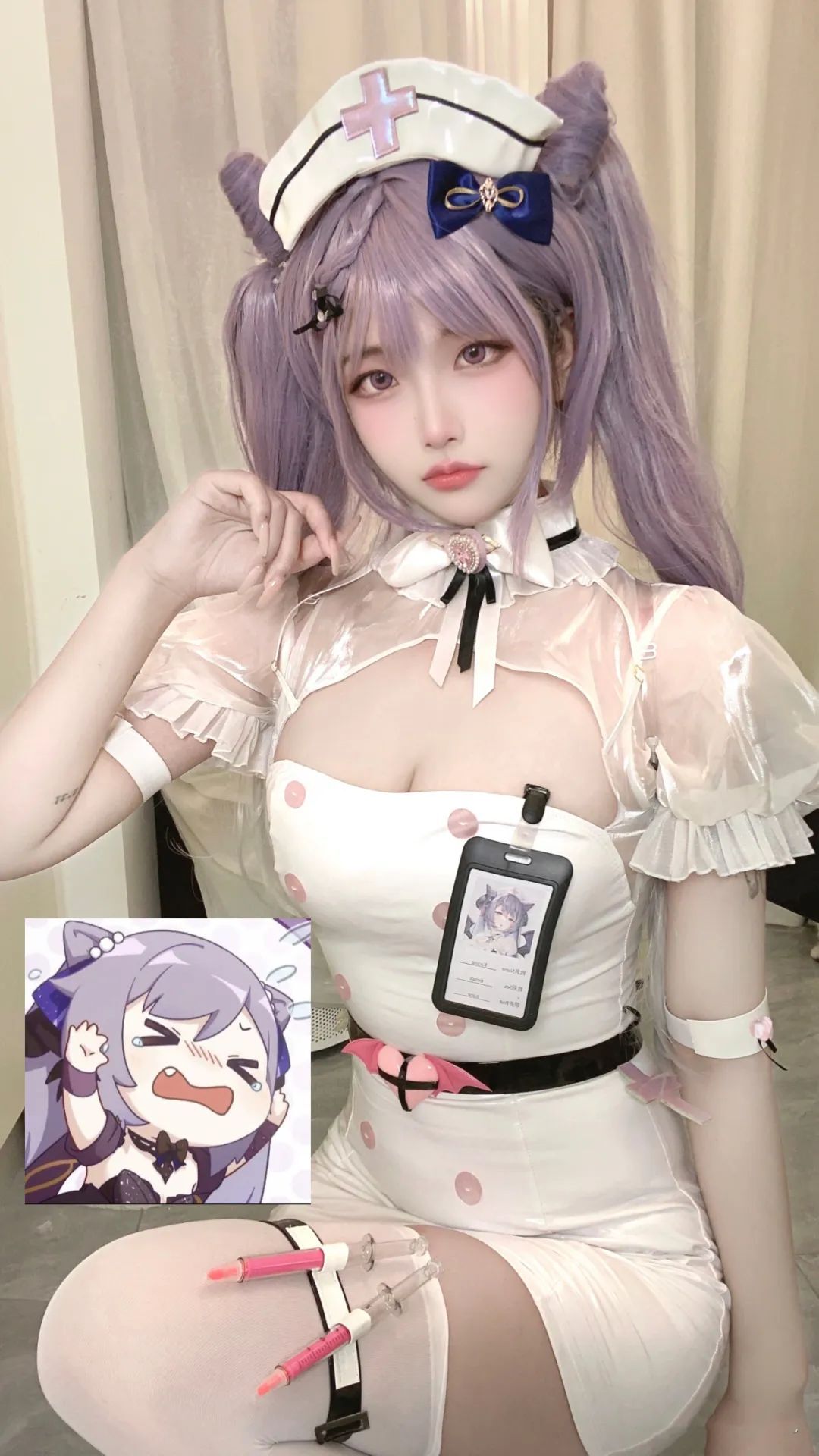 原神cos：白丝护士装刻晴，ol制服雷神太御了！包臀裙申鹤，泳装八重神子让人狂喜！