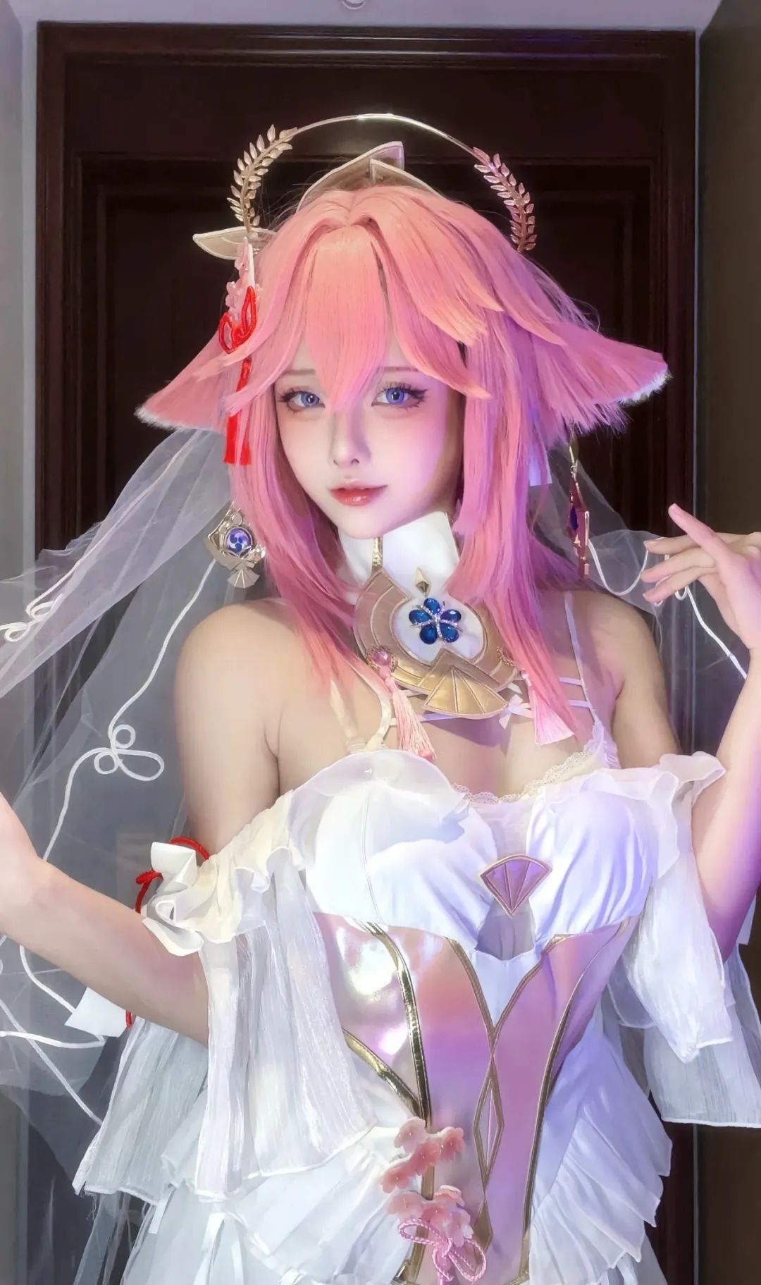 原神：雷神新服装美爆了！甘雨青花瓷旗袍，莫娜双马尾女仆，黑丝花嫁申鹤真绝了！
