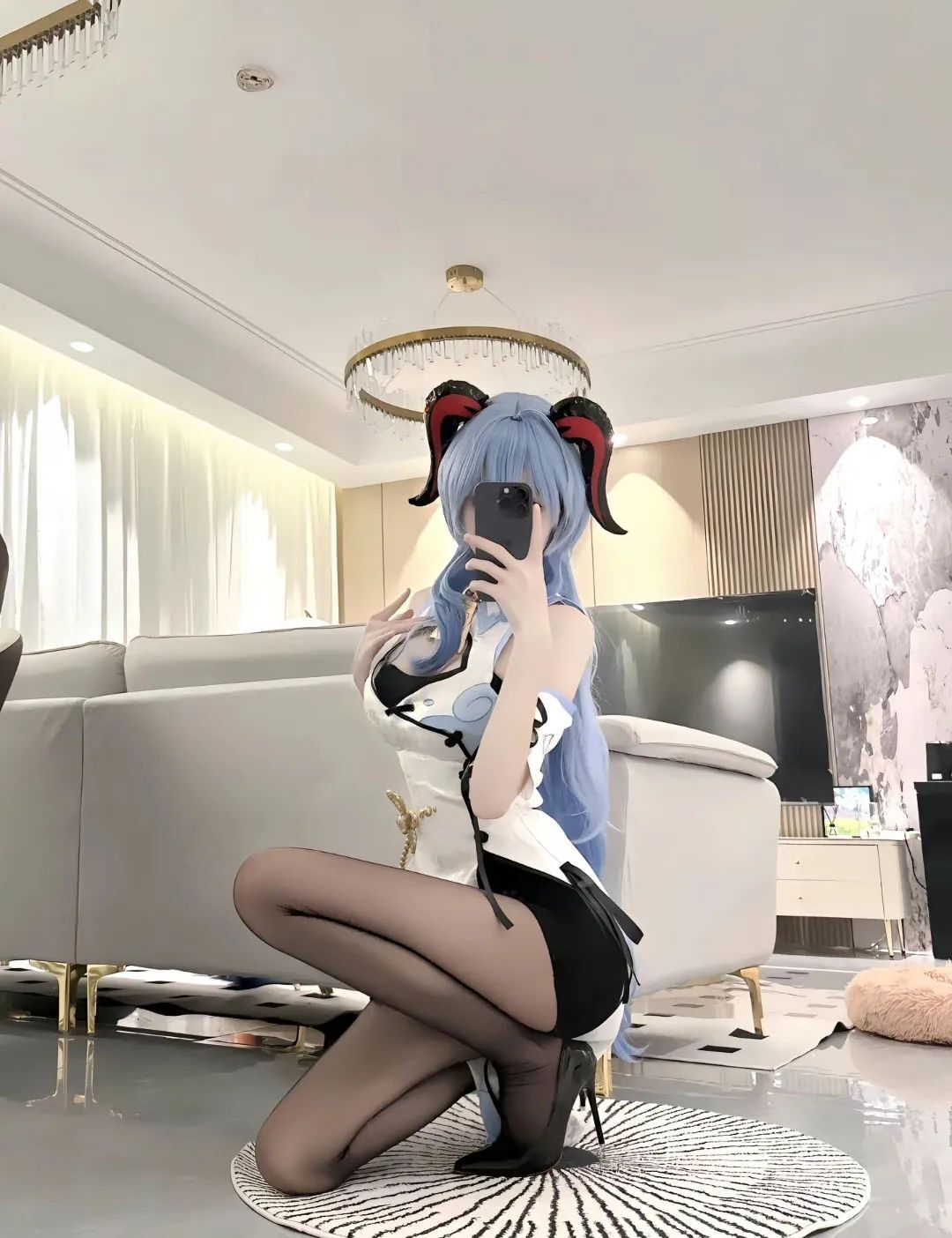 原神cos合集！女仆宵宫雷神登场！兔女郎绫华甘雨太好看了，白丝刻晴猫耳美爆了！