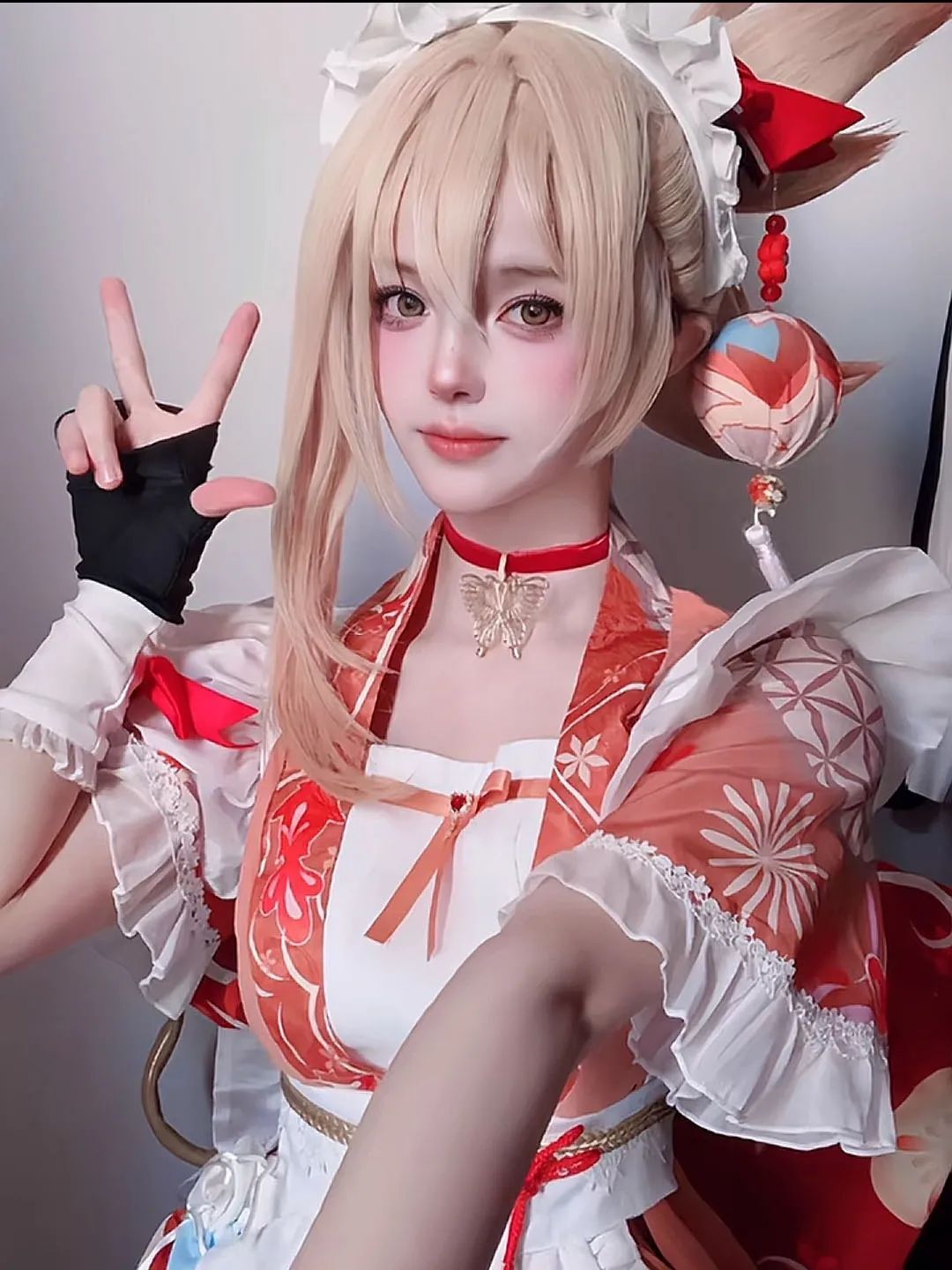 原神cos：女仆甘雨一脸娇羞！泳装心海太美了！抹胸装申鹤太御了，女仆宵宫，泳装芭芭拉我爱了！