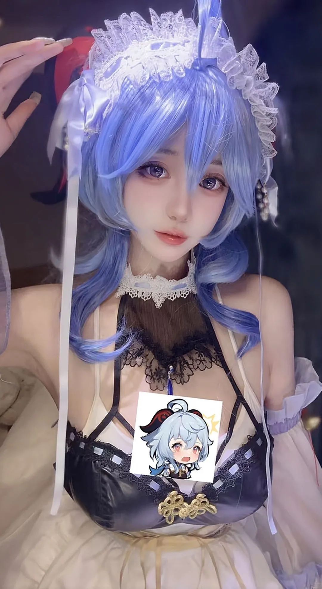 原神cos：白丝+女仆装，绫华大小姐太美了！白丝邪魅刻晴！旗袍申鹤，雷神黑丝太顶了！