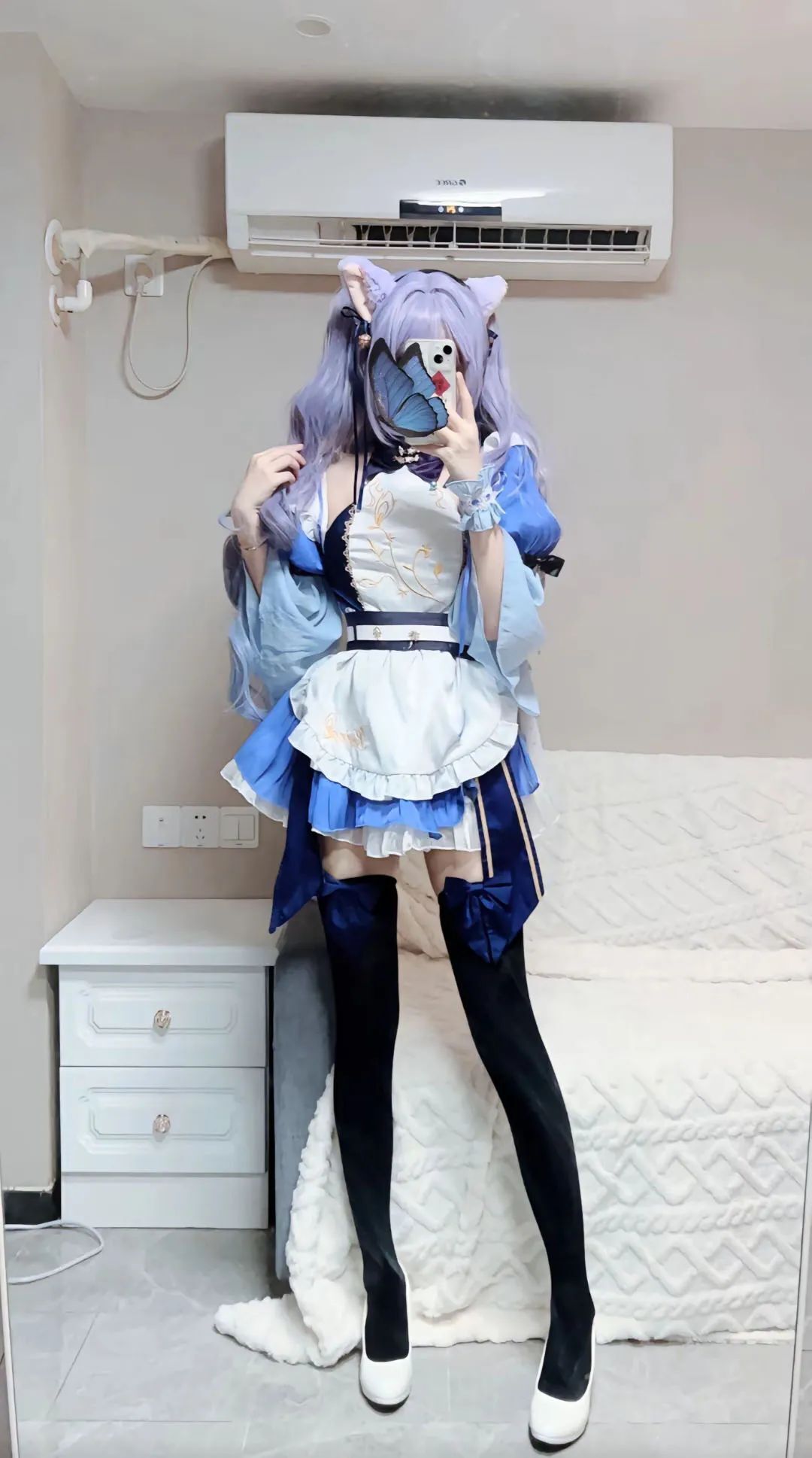 原神cos：女仆装申鹤太可爱了！白丝和服雷神太顶了！白丝婚纱刻晴绫华让人狂喜！