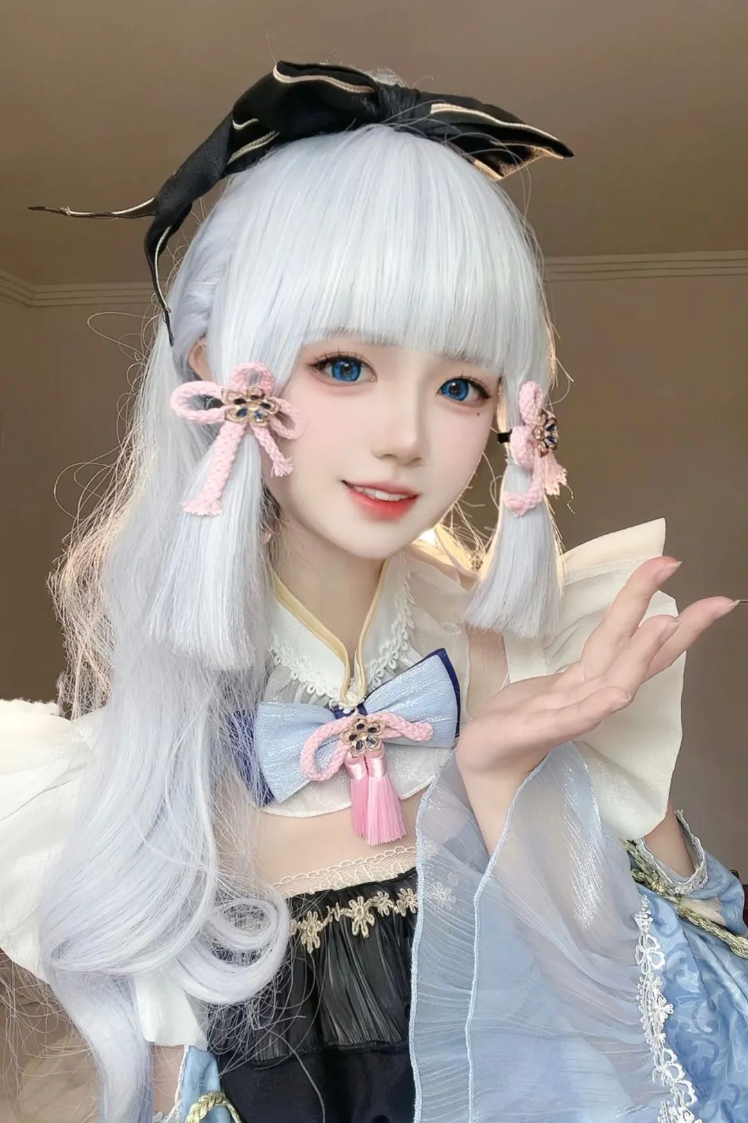 原神cos：白丝+婚纱，刻晴美爆了！JK绫华，女仆甘雨，御姐申鹤果然好看！