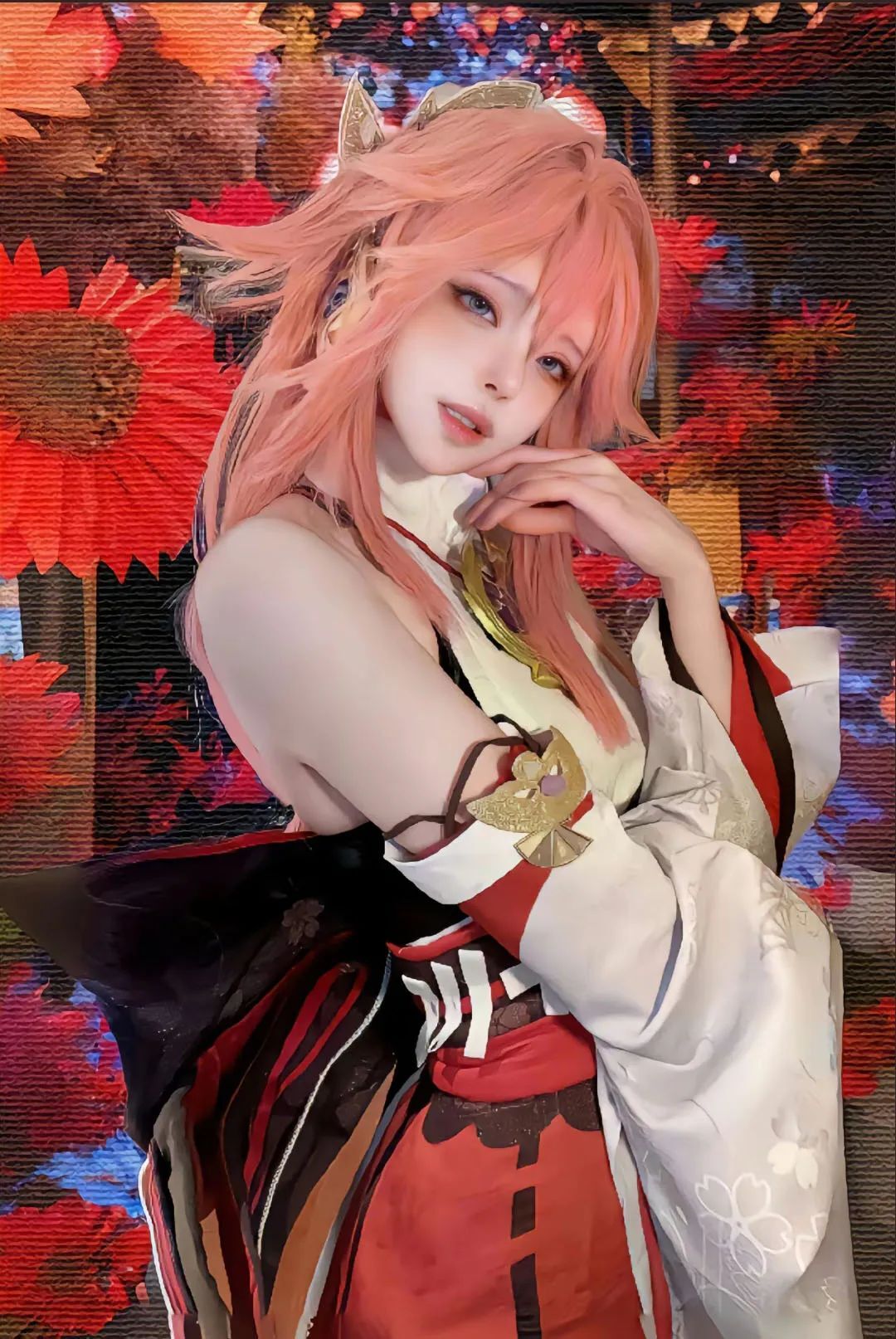 原神cos：白丝+护士服，刻晴超萌！女仆甘雨，神子黑纱裙美爆了！泳装申鹤，女仆雷神让人无法抵抗！