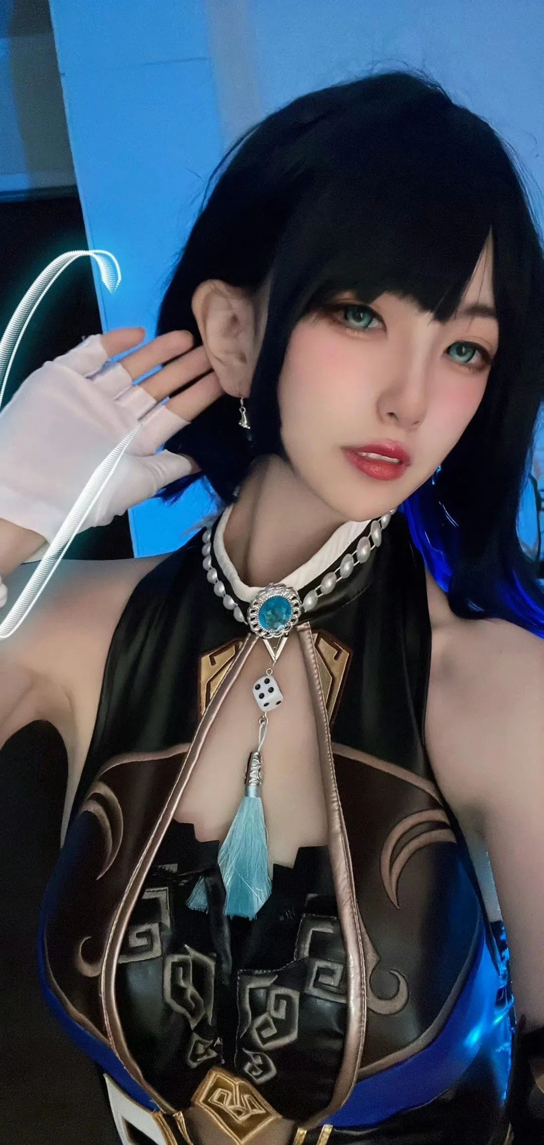 原神cos：白丝+制服，刻晴超可爱！旗袍甘雨秀出好身材！黑色纱裙神子太漂亮了！女仆申鹤真的好温柔！