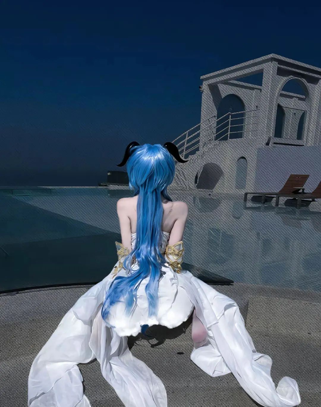 原神cos：白丝+超短裙，兔女郎心海太美了！申鹤黑丝大长腿让让人无法拒绝！白丝婚纱甘雨让人狂喜！