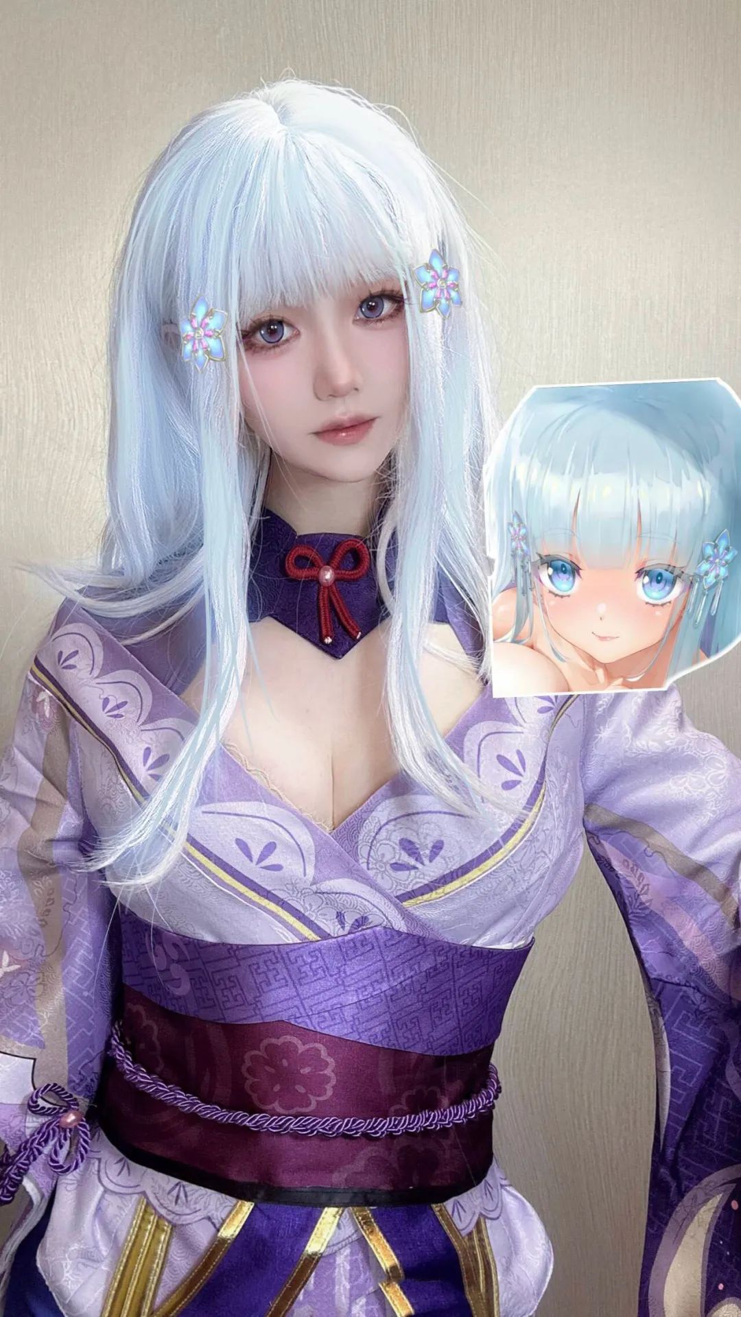 原神cos：白丝+女仆，雷神可爱爆了！泳装神子申鹤让人狂喜！白丝修女服甘雨，JK荧妹谁见过？