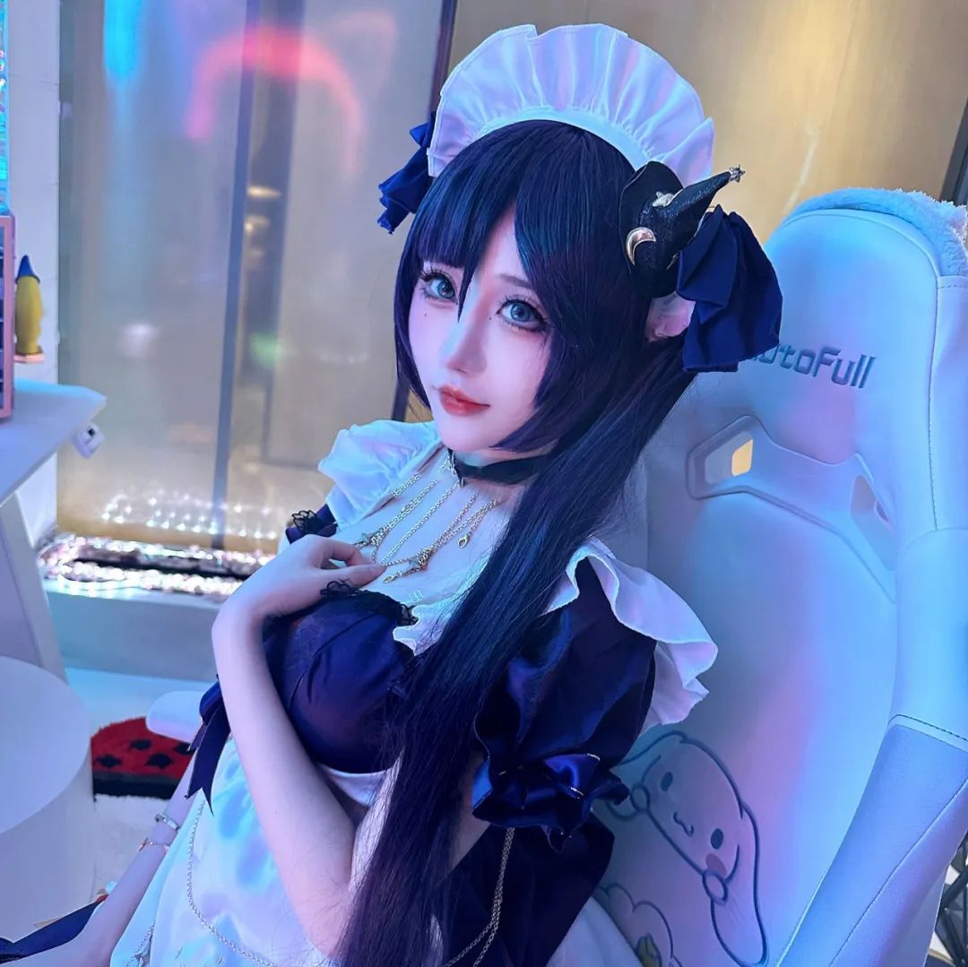 原神cos：黑丝+皮裤，兔女郎甘雨太乖了！黑丝制服雷神！双马尾女仆莫娜我爱了！车模申鹤太顶级了！