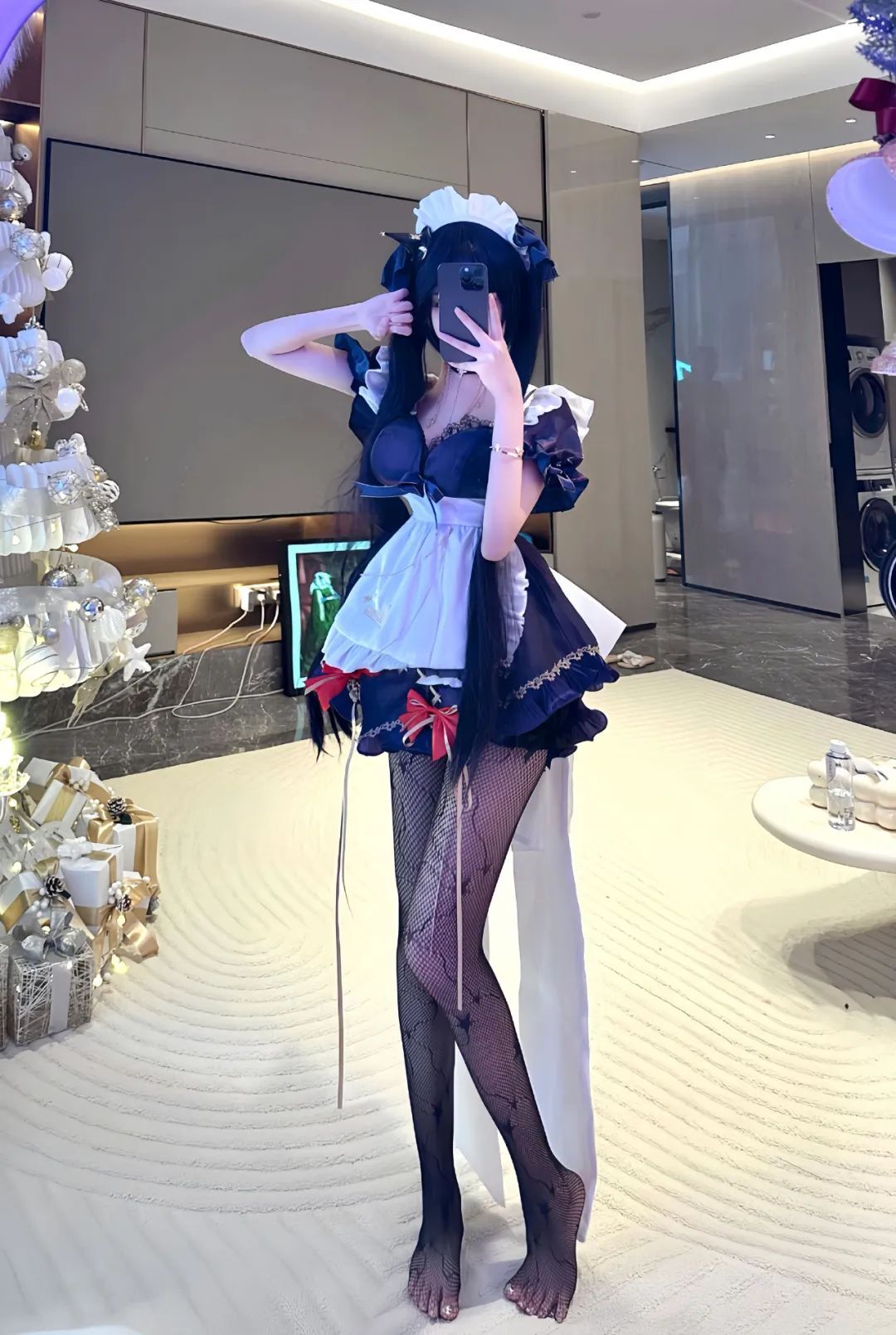 原神cos：黑丝纱裙刻晴太俏皮了！洛丽塔心海，黑丝双马尾莫娜超可爱！水中泳装申鹤美翻了！