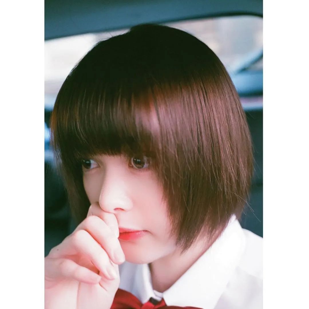 日美混血模特玉城TINA ，甜美可爱