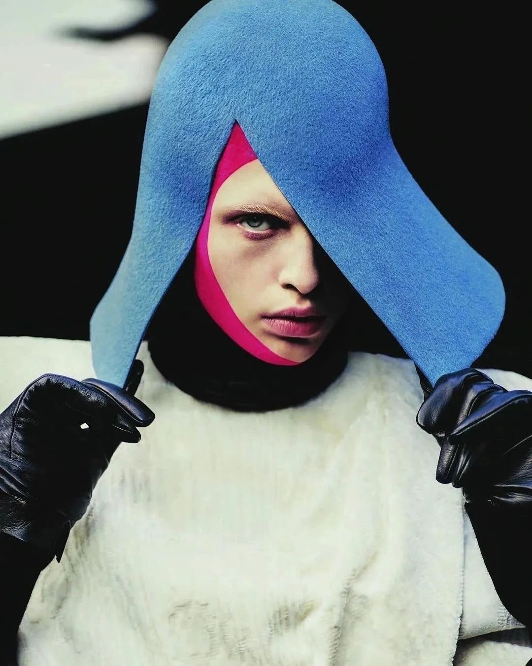 英伦朋克风模特，英版VOGUE10月刊